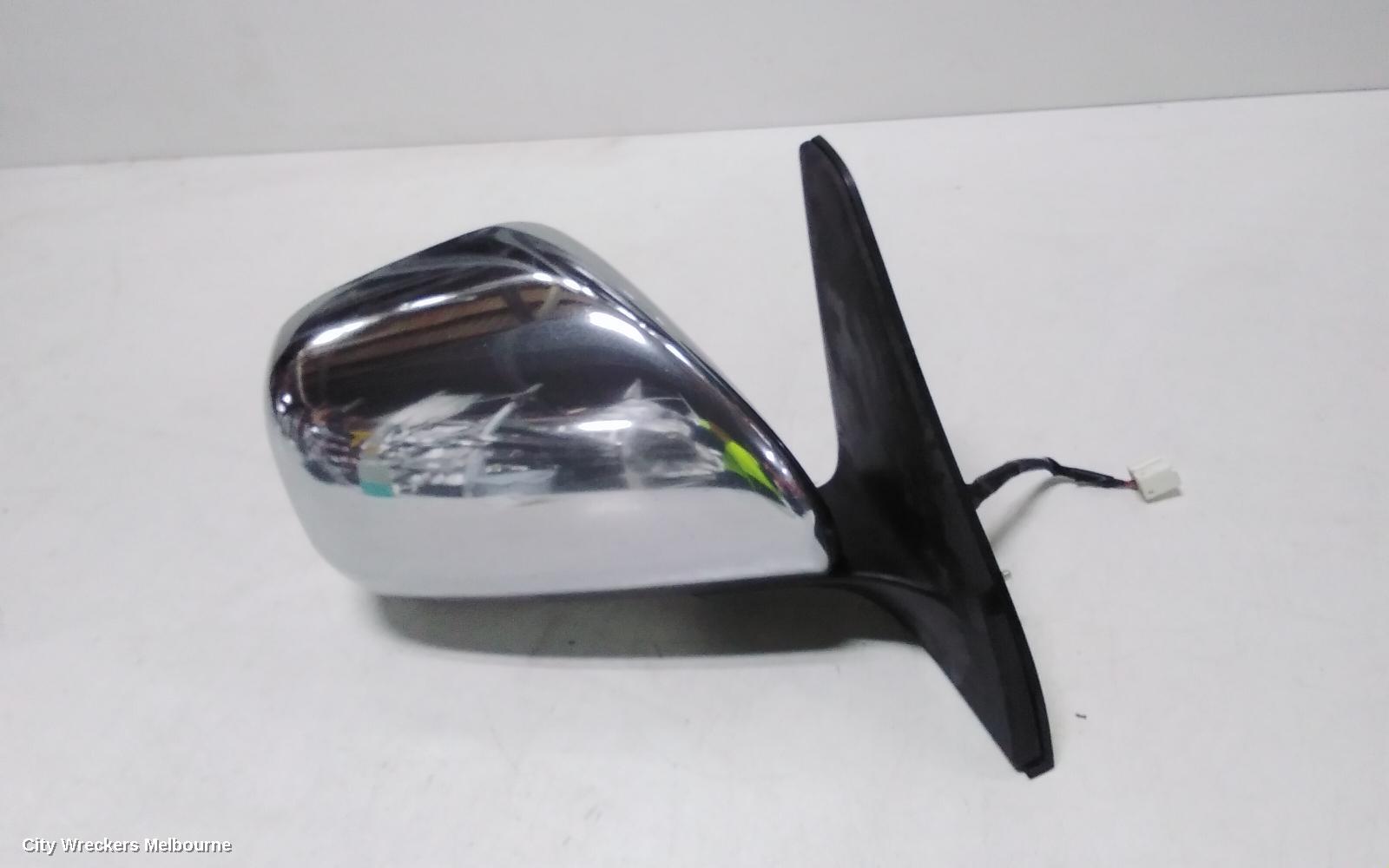 TOYOTA PRADO RIGHT DOOR MIRROR, 120 SERIES, CHROME, 02/2003 - 10/2009