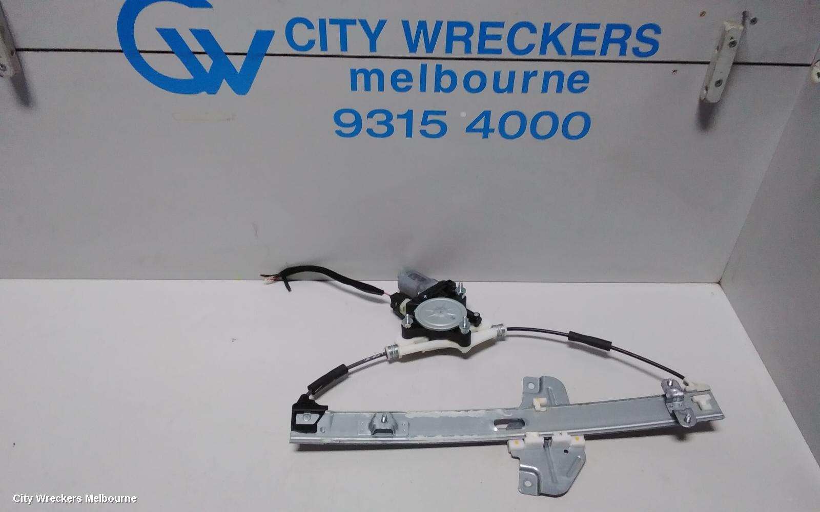 KIA RIO LEFT REAR WND REG/MOTOR, UB, 08/2011 - 11/2016