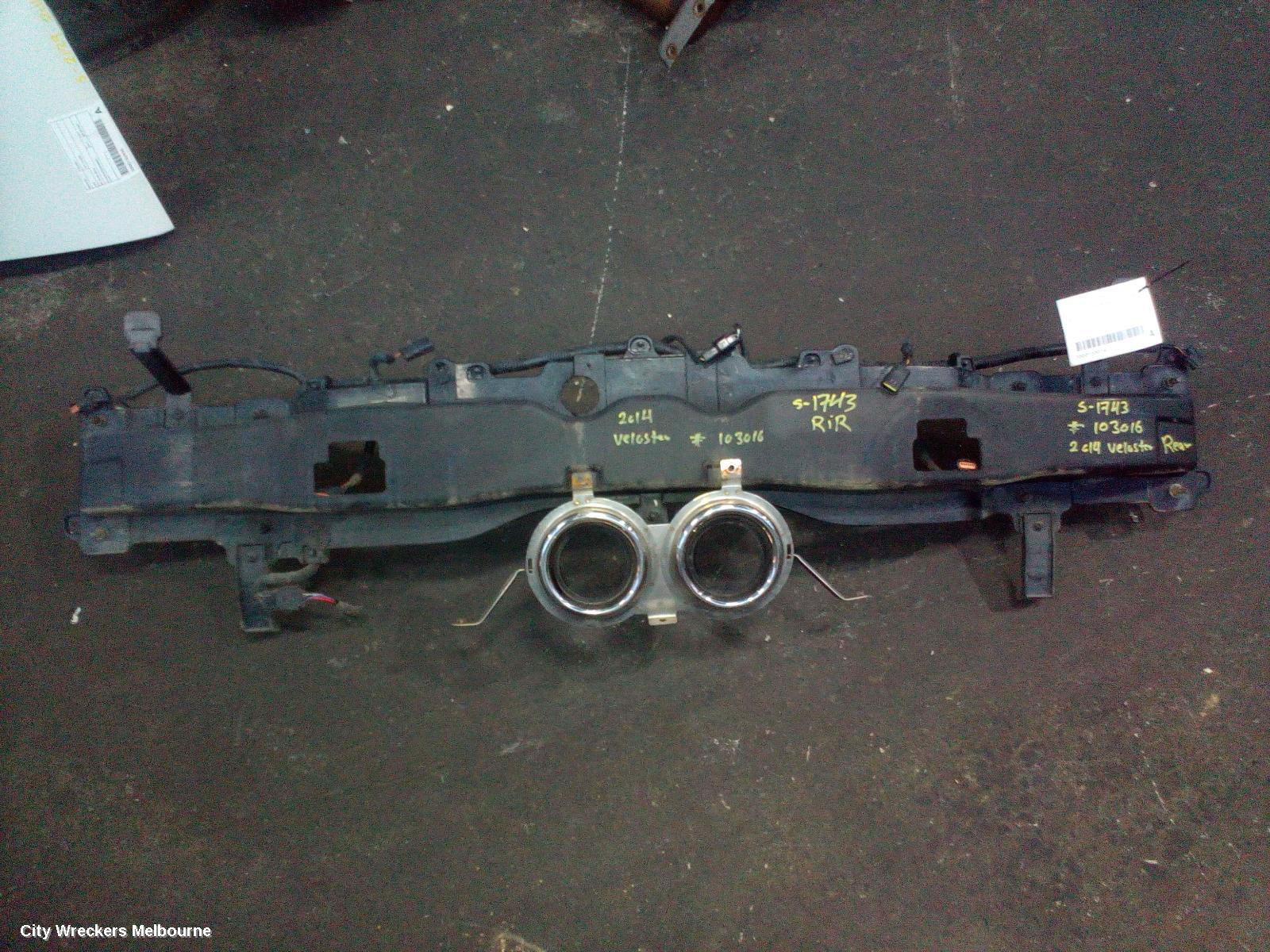 HYUNDAI VELOSTER R/BAR BRACKET/REINFO, MAIN REINFORCEMENT, FS, TURBO, 07/2012 - 02/2018