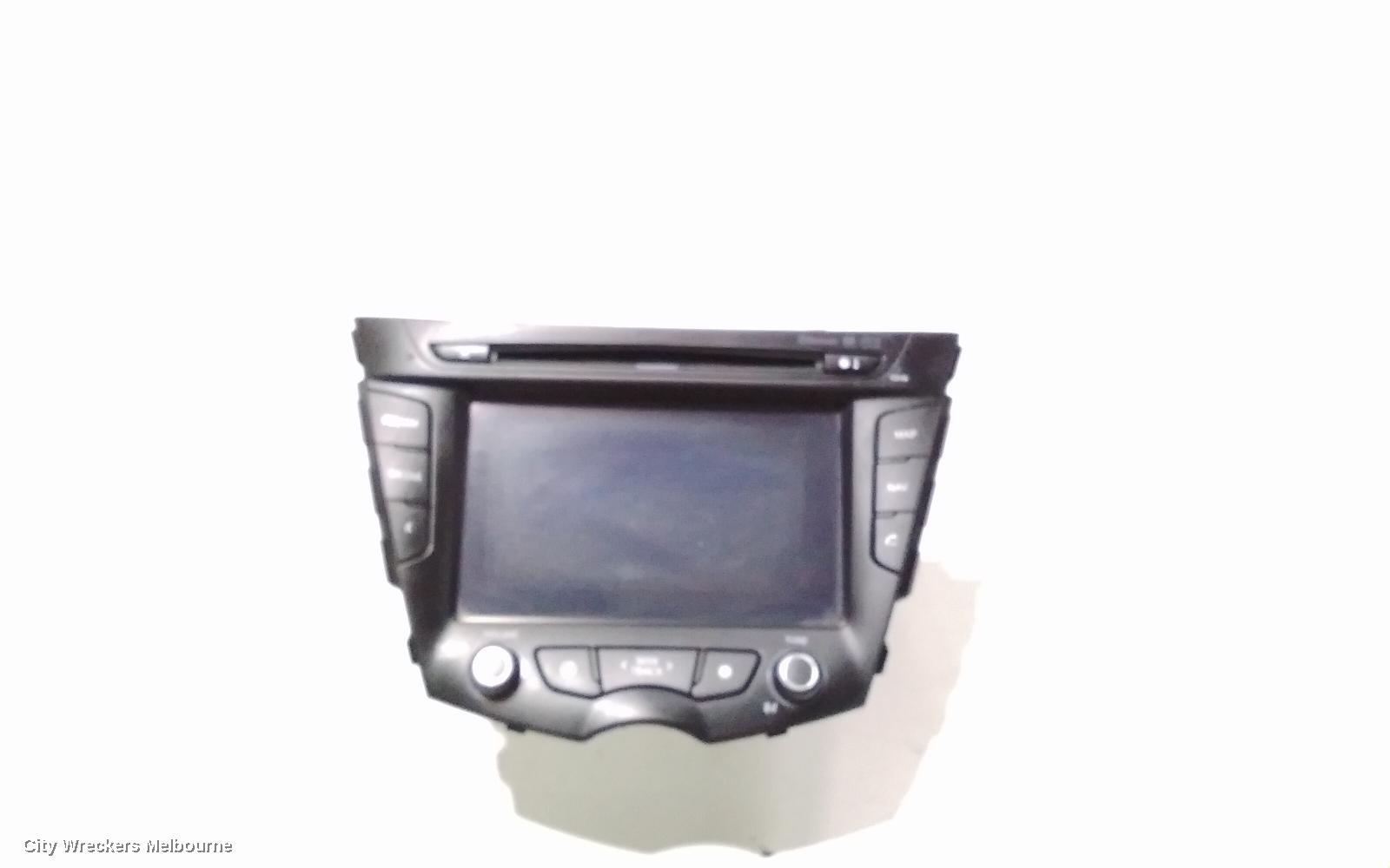 HYUNDAI VELOSTER RADIO/CD/DVD/SAT/TV, TOUCHSCREEN, GPS/NAVIGATION/BLUETOOTH/MP3/AUX W/ CD PLAYER, FS, 12/2011 - 02/2018