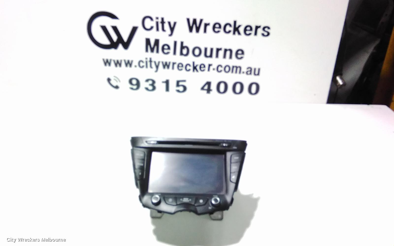 HYUNDAI VELOSTER RADIO/CD/DVD/SAT/TV, TOUCHSCREEN, GPS/NAVIGATION/BLUETOOTH/MP3/AUX W/ CD PLAYER, FS, 12/2011 - 02/2018
