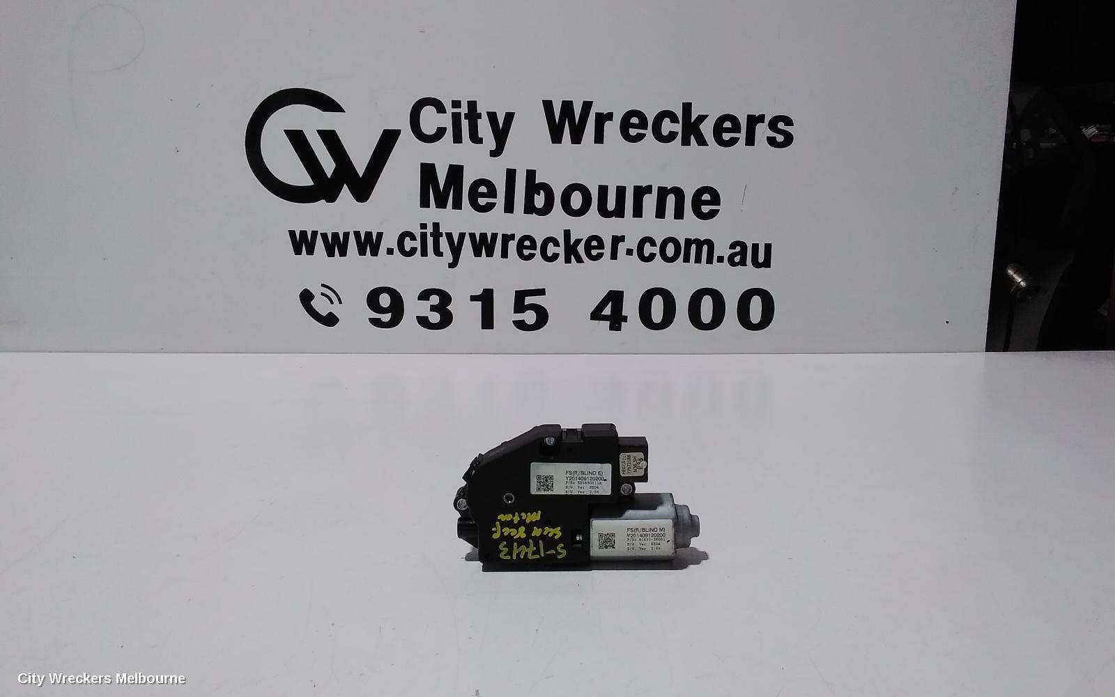 HYUNDAI VELOSTER SUNROOF MOTOR, FS, 10/2011 - 08/2019