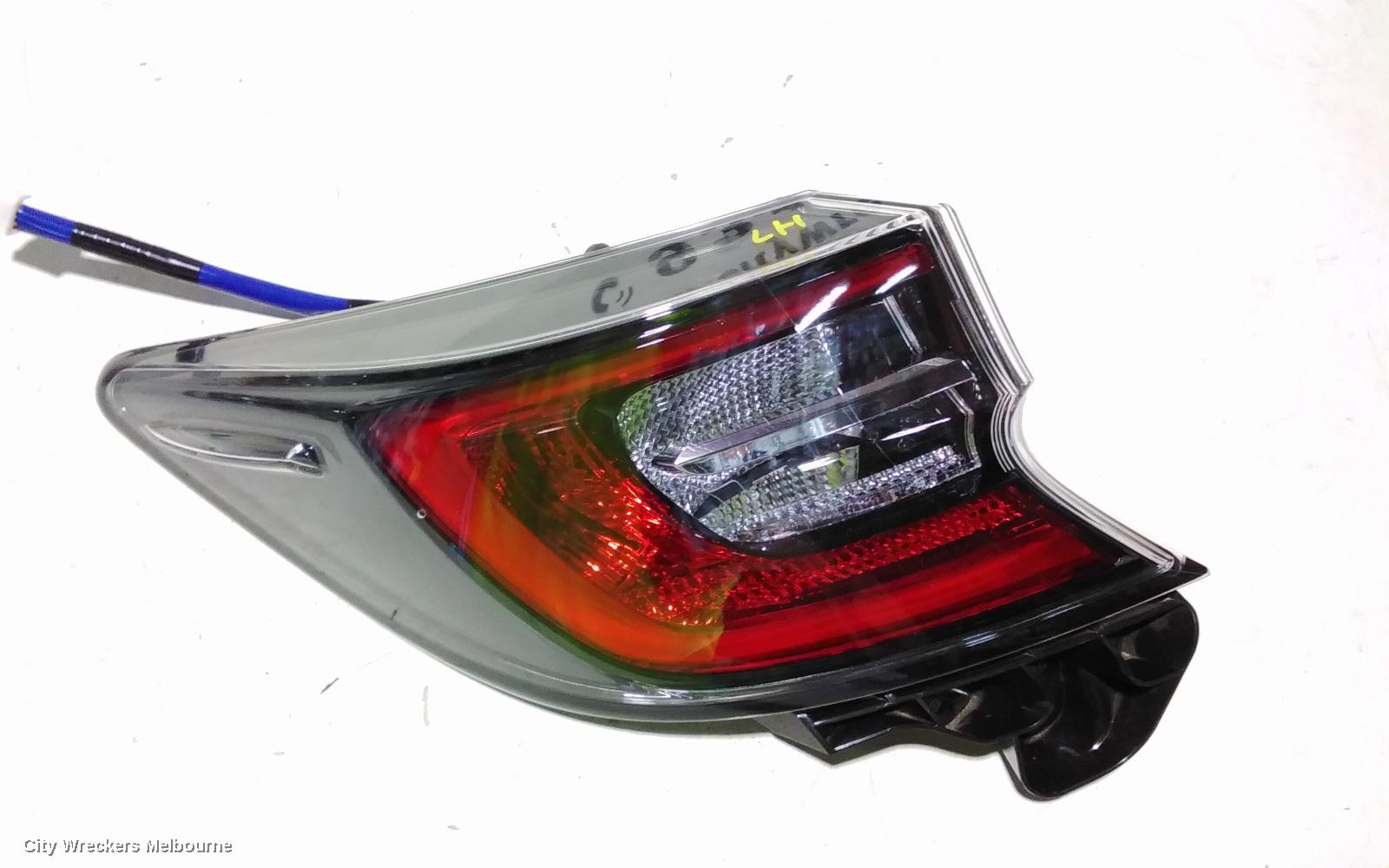 TOYOTA COROLLA LEFT TAILLIGHT, E210, HATCH, 07/2018 ONWARDS