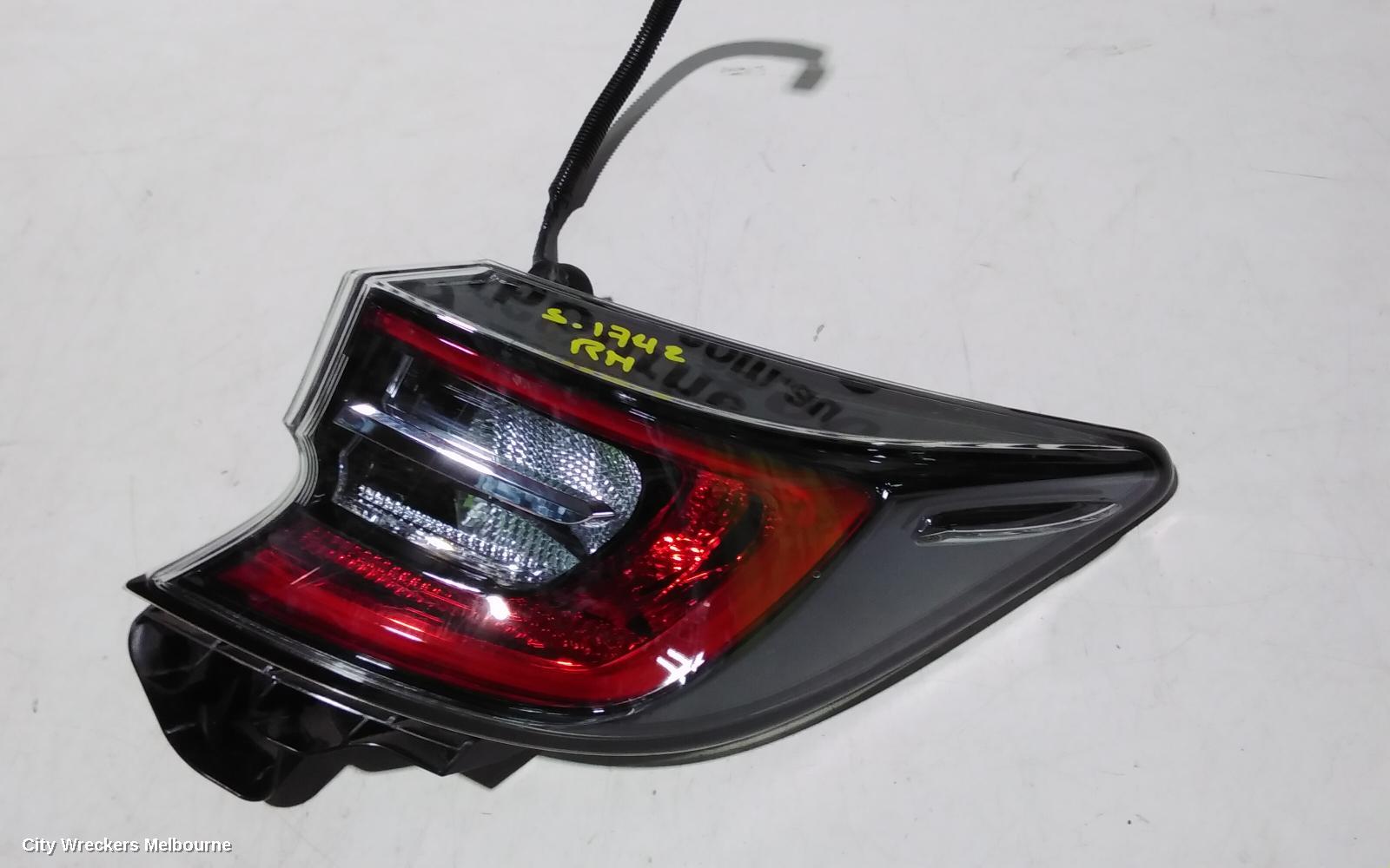 TOYOTA COROLLA RIGHT TAILLIGHT, E210, HATCH, 07/2018 ONWARDS
