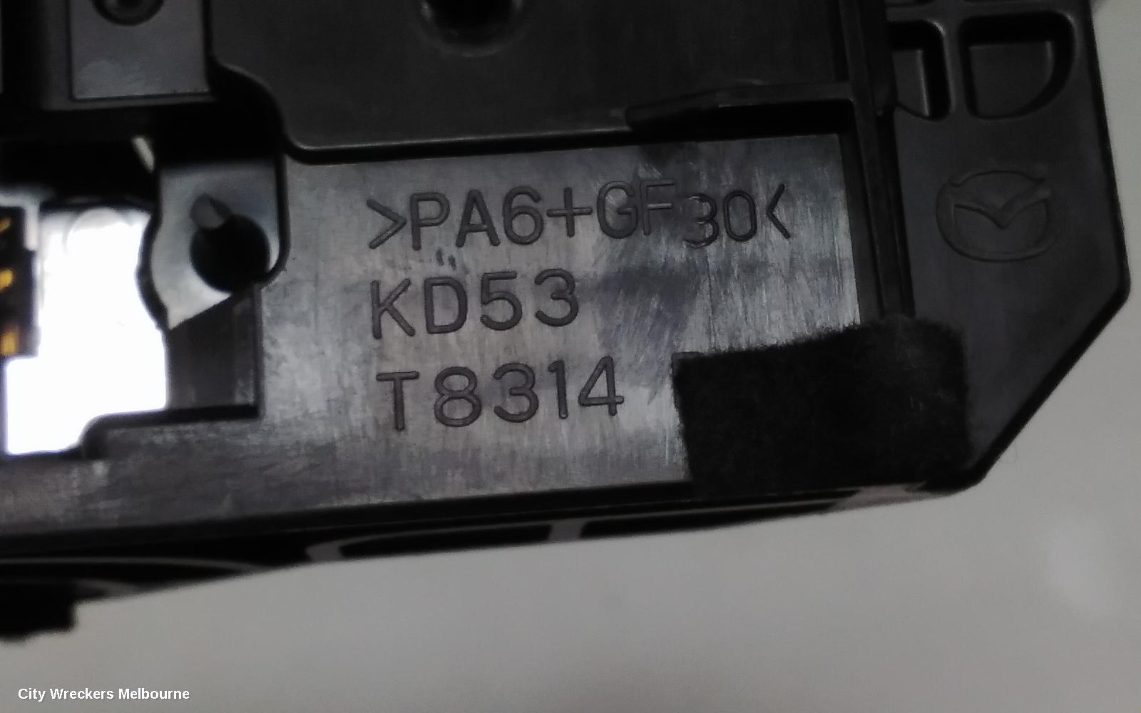 MAZDA 6 DOOR/BOOT/GATE LOCK, RIGHT FRONT DOOR LOCK, GJ-GL, SEDAN/WAGON, 11/2012 - 02/2018