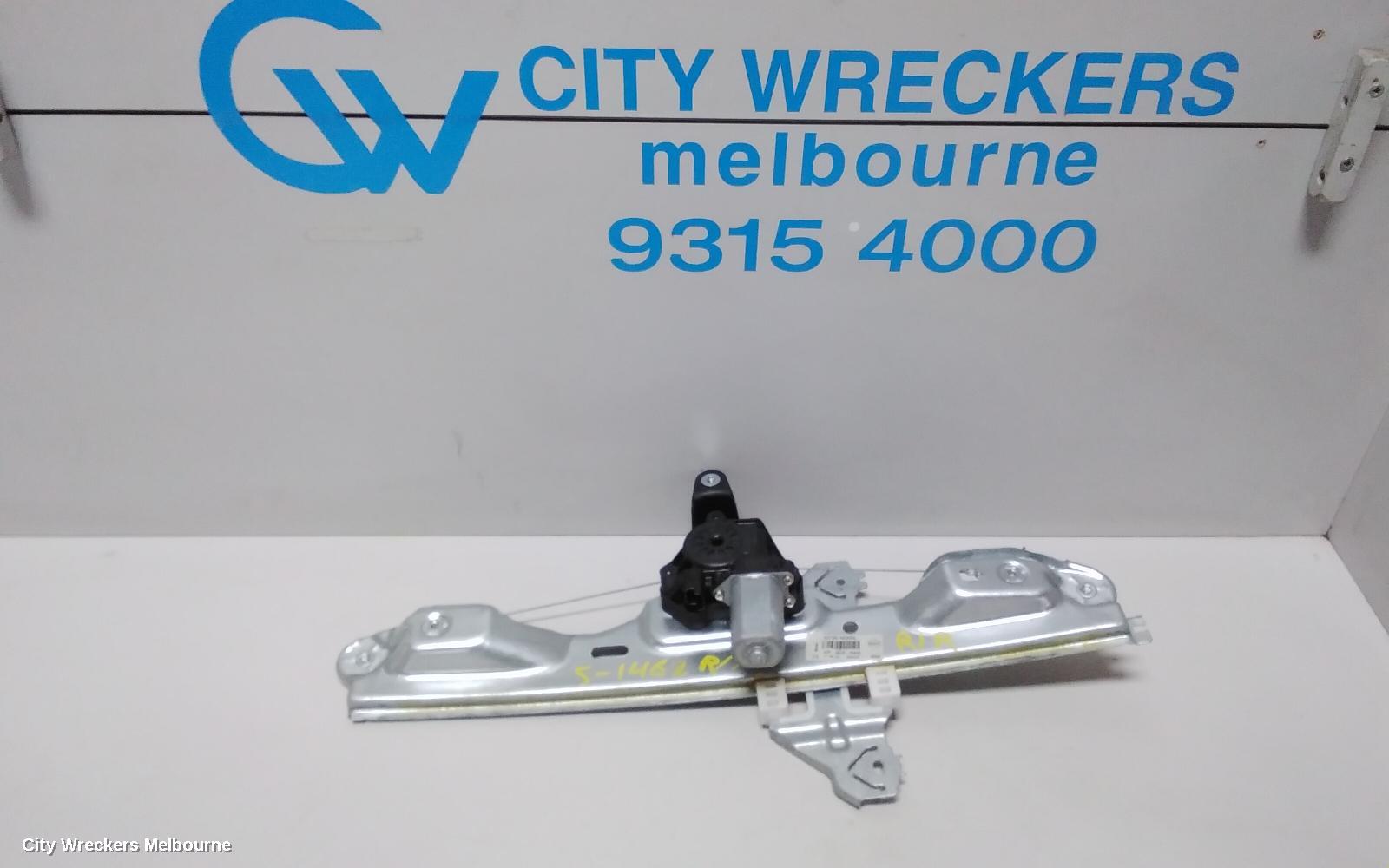 NISSAN QASHQAI RIGHT REAR WND REG/MOTOR, J11, 12/2013 - 07/2021