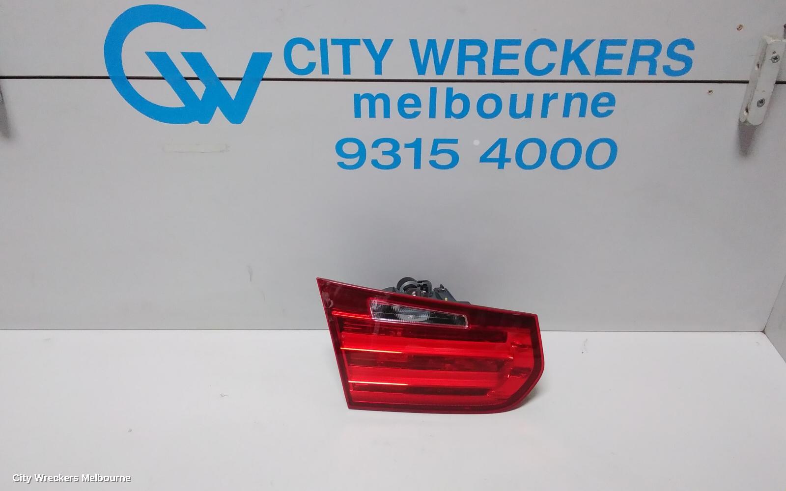 BMW 3 SERIES REAR GARNISH, BOOTLID LAMP (LH SIDE), NON LED TYPE, F30/F31/F80, 11/2011 - 05/2015