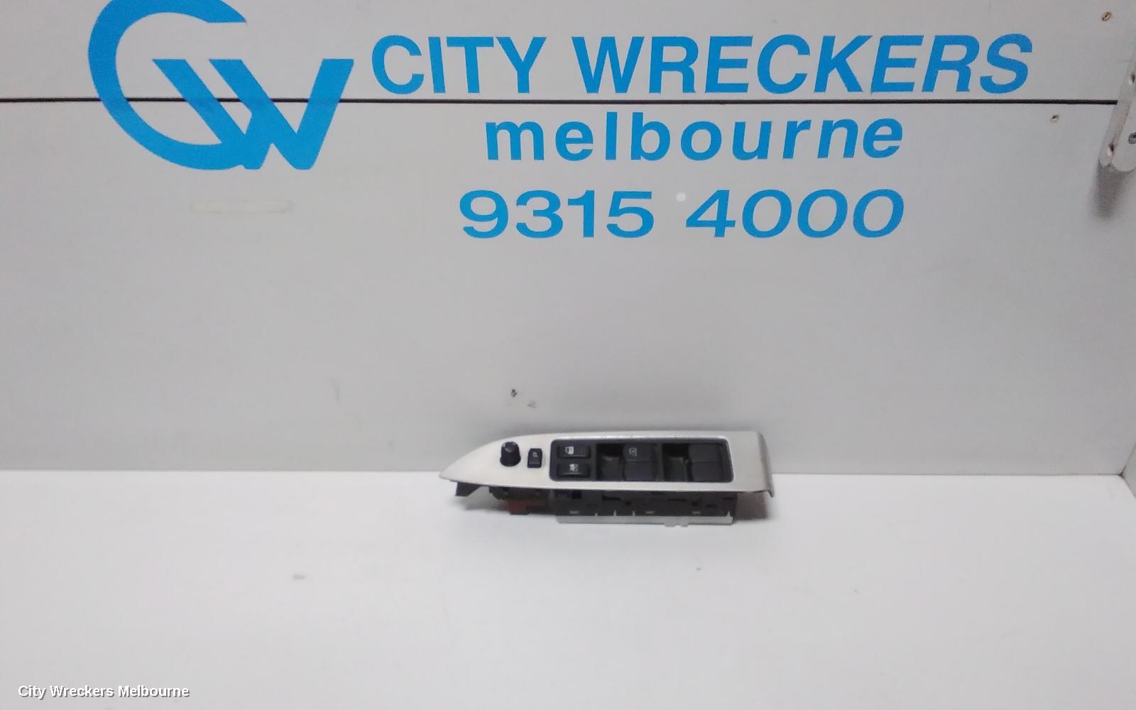 NISSAN MURANO PWR DR WIND SWITCH, RH FRONT (MASTER SWITCH), Z51, TI TYPE, 12/2008 - 12/2014