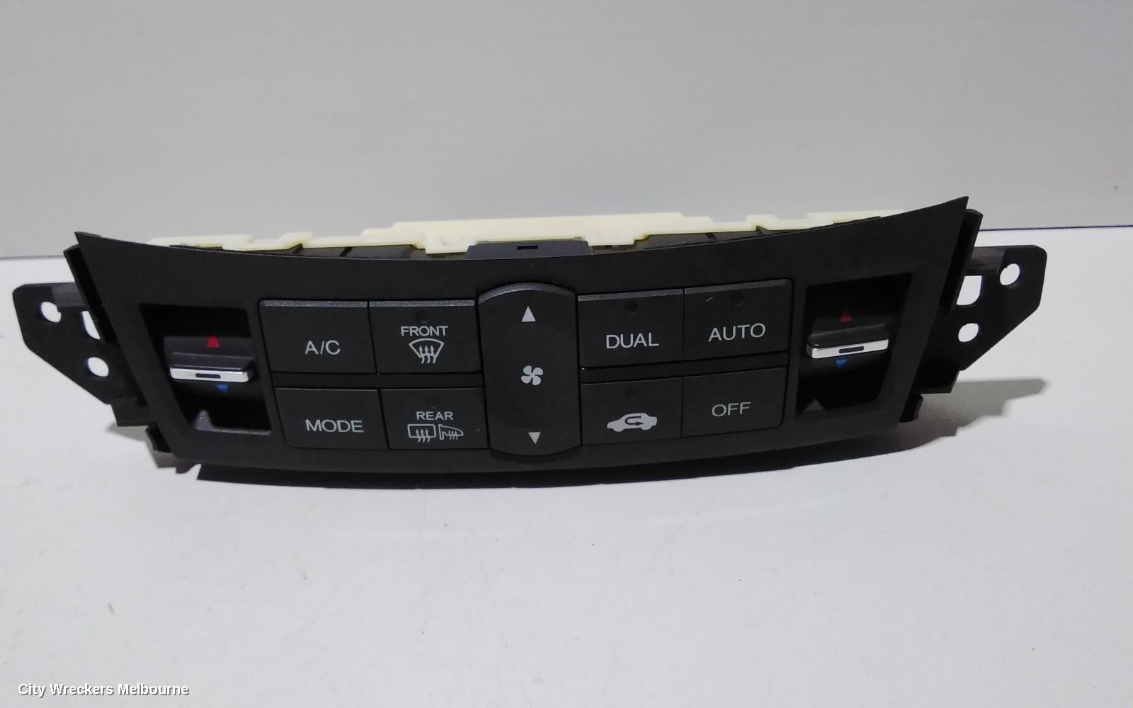 HONDA ACCORD HEATER/AC CONTROLS, 8TH GEN, EURO (VIN JHMCU), 06/2008 - 12/2015
