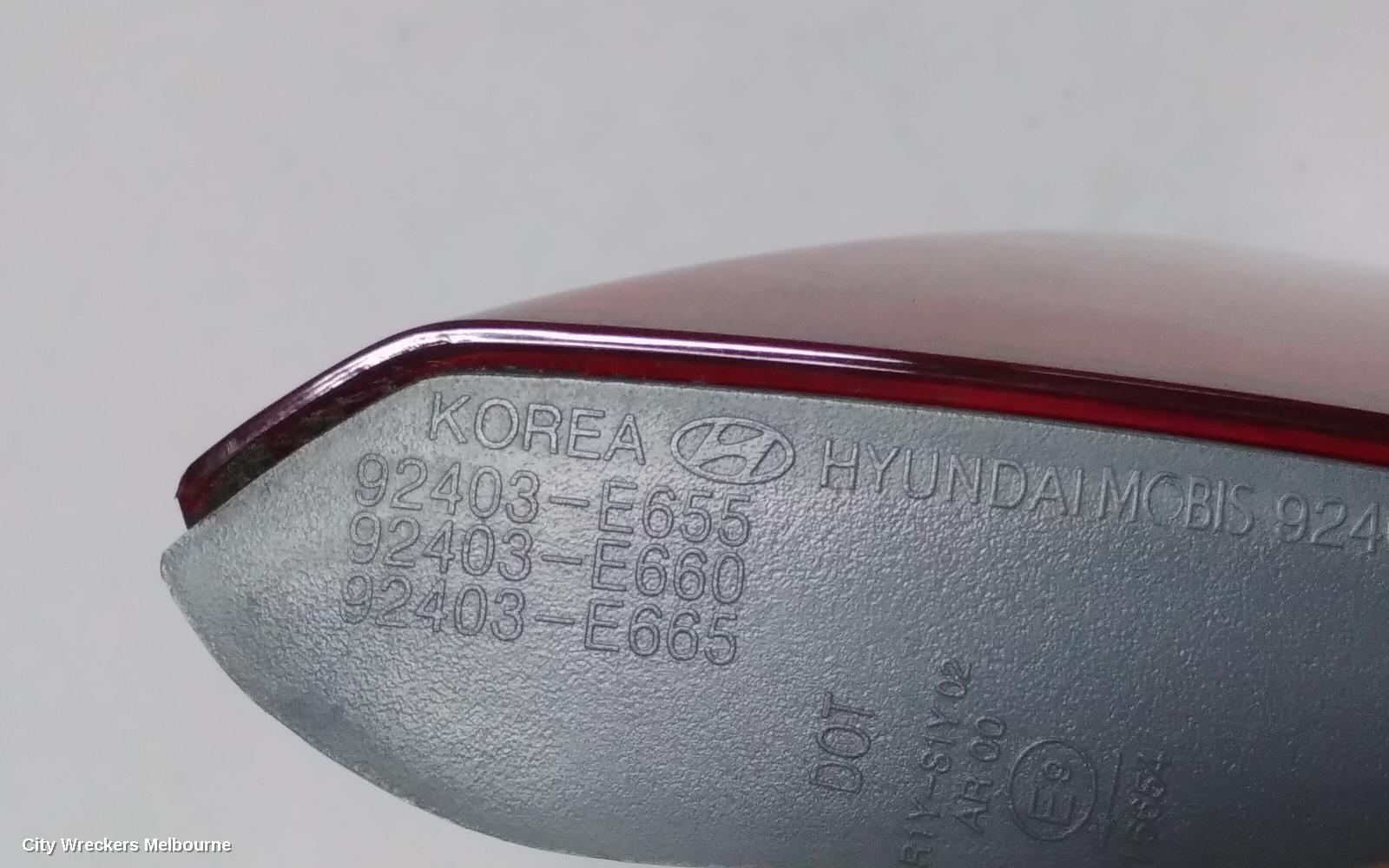 HYUNDAI SONATA REAR GARNISH, BOOTLID LAMP (LH SIDE), LED TYPE, LF, 08/2017 - 01/2020