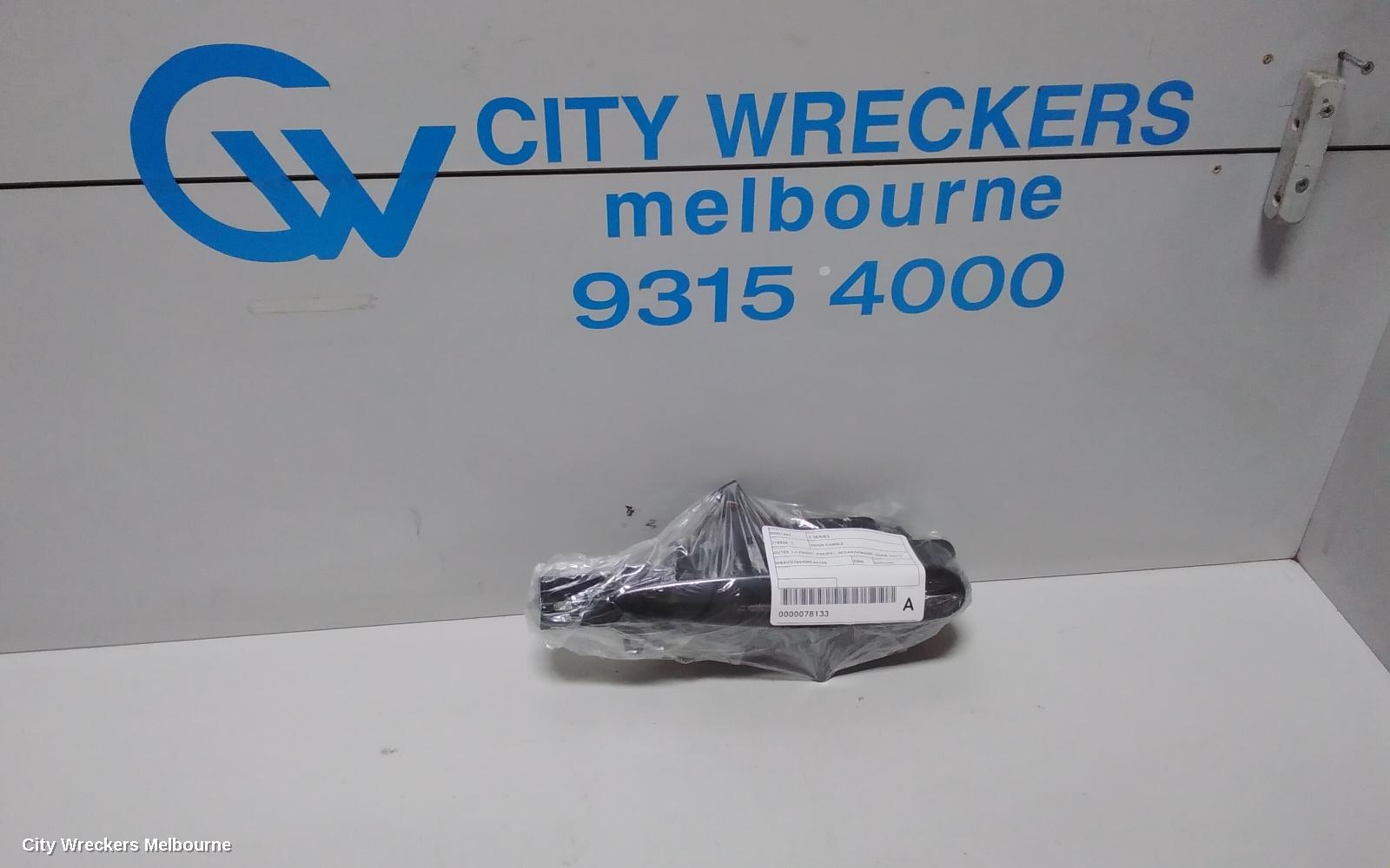 BMW 3 SERIES DOOR HANDLE, OUTER, LH FRONT, NON KEYLESS TYPE, E90/E91, SEDAN/WAGON, 03/2005 - 04/2012