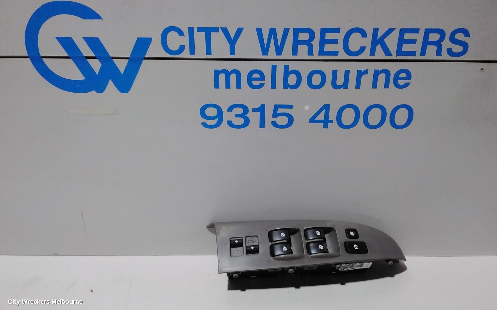 KIA CARNIVAL/GRAND CARNIVAL PWR DR WIND SWITCH, RH FRONT (MASTER SWITCH), W/ POWER SLIDE REAR DOORS TYPE, VQ, 01/2006 - 12/2014