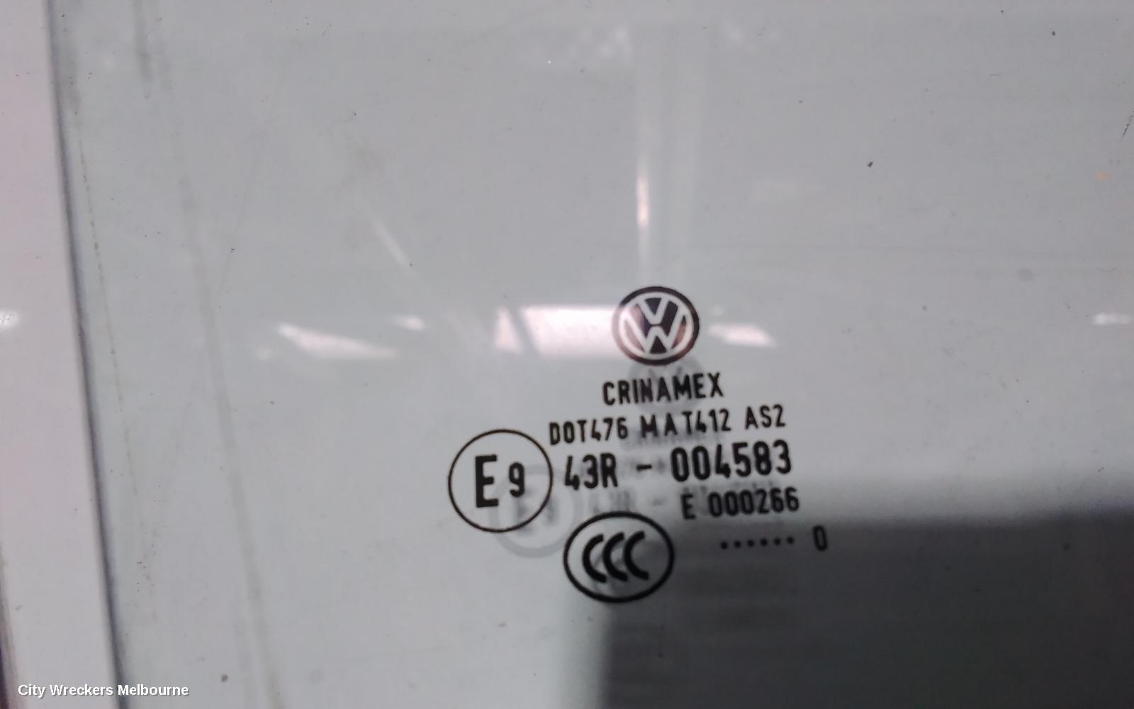 VOLKSWAGEN JETTA RIGHT FRONT DOOR WINDOW, 1KM, 02/2006 - 07/2011