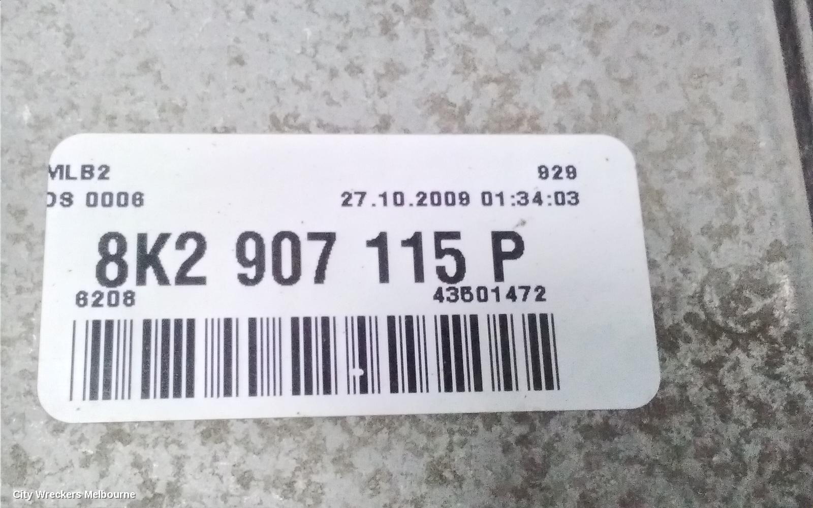 AUDI A5 ECU, ENGINE ECU, 2.0, PETROL, CDNC CODE, ECU ONLY, 8T, 08/2009 - 08/2013