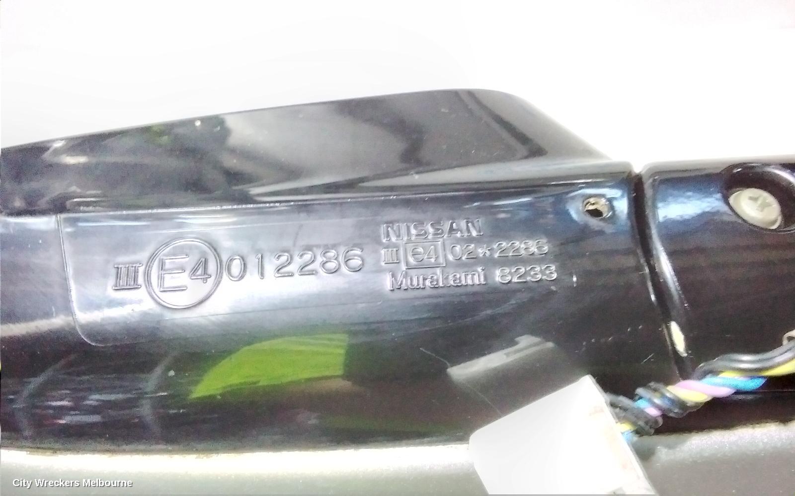 NISSAN MURANO LEFT DOOR MIRROR, Z50, 05/2002 - 12/2008