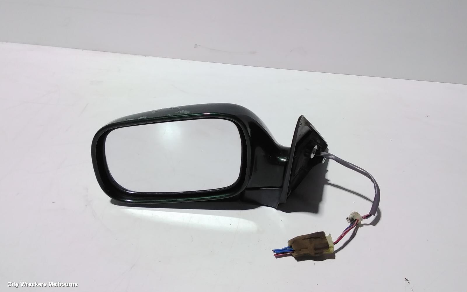 SUBARU OUTBACK LEFT DOOR MIRROR, 3RD GEN, COLOUR CODED, 10/1998 - 04/2001