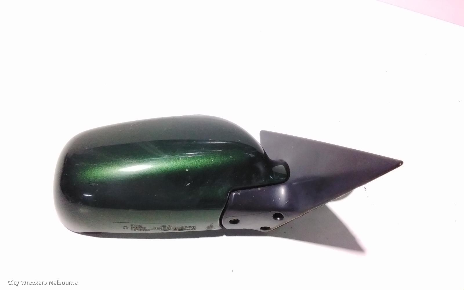SUBARU OUTBACK RIGHT DOOR MIRROR, 3RD GEN, COLOUR CODED, 10/1998 - 04/2001