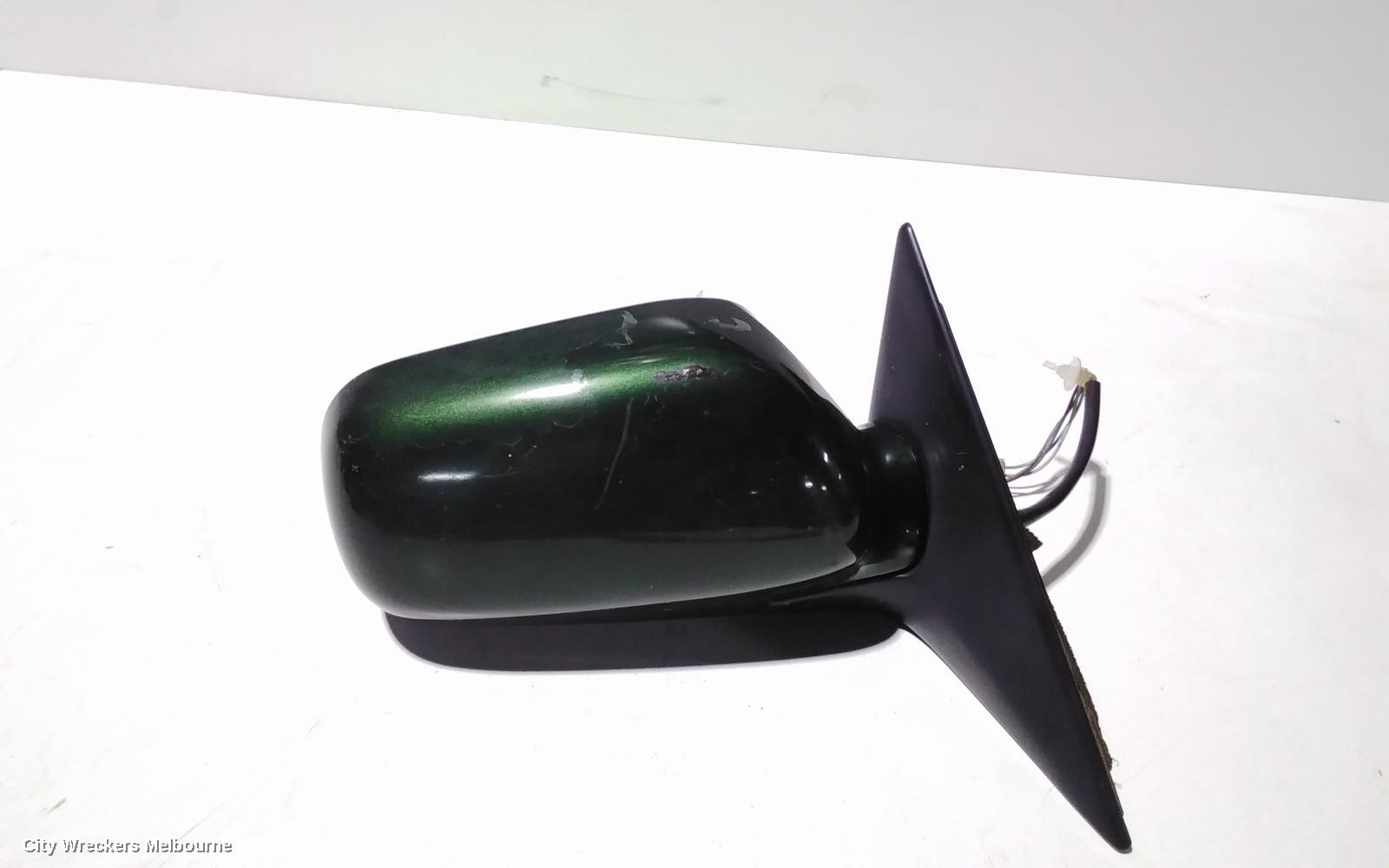 SUBARU OUTBACK RIGHT DOOR MIRROR, 3RD GEN, COLOUR CODED, 10/1998 - 04/2001