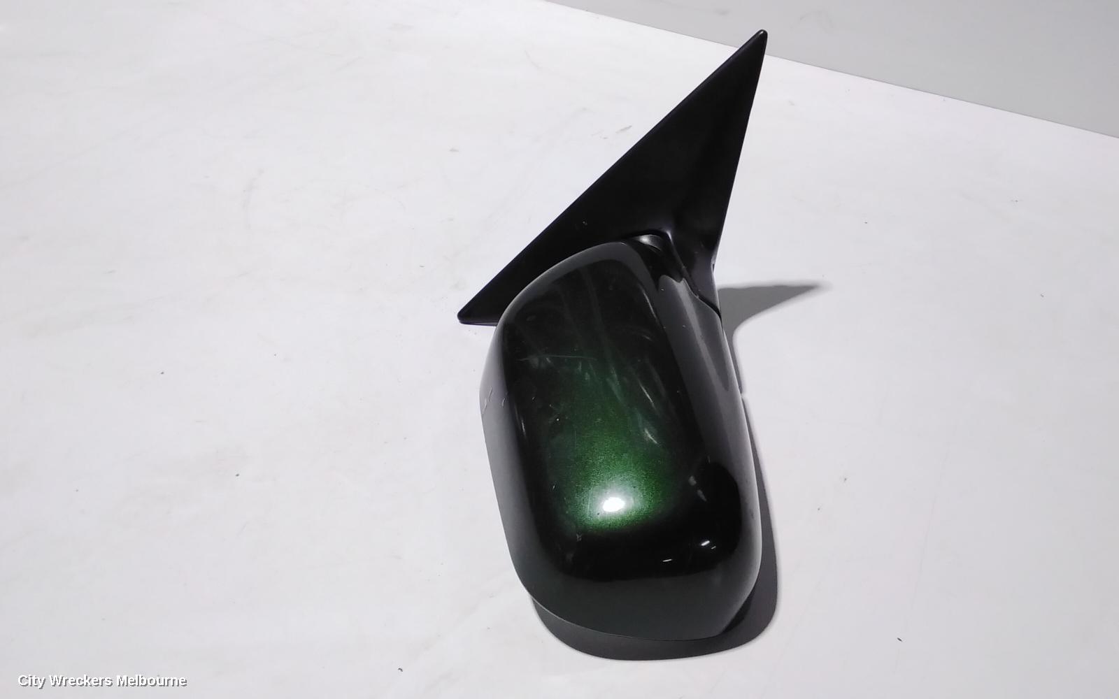 SUBARU OUTBACK RIGHT DOOR MIRROR, 3RD GEN, COLOUR CODED, 10/1998 - 04/2001
