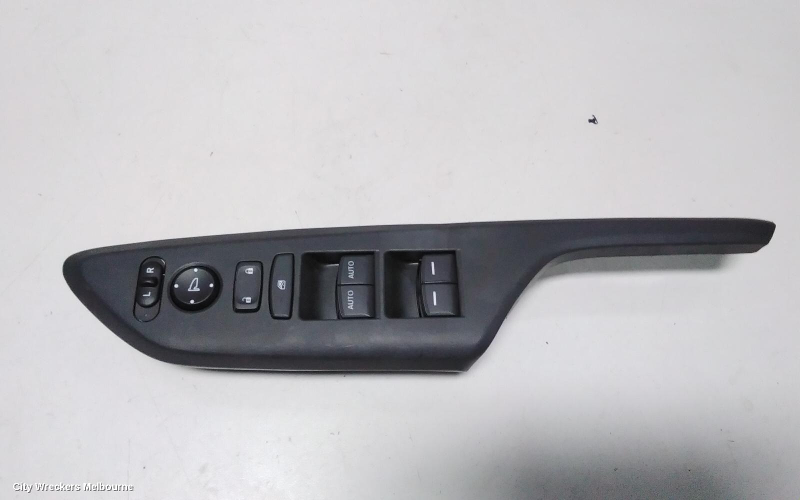 HONDA CIVIC PWR DR WIND SWITCH, RH FRONT (MASTER SWITCH), HATCH, AUTO FOLD TYPE, 10TH GEN, 05/2016 - 08/2021