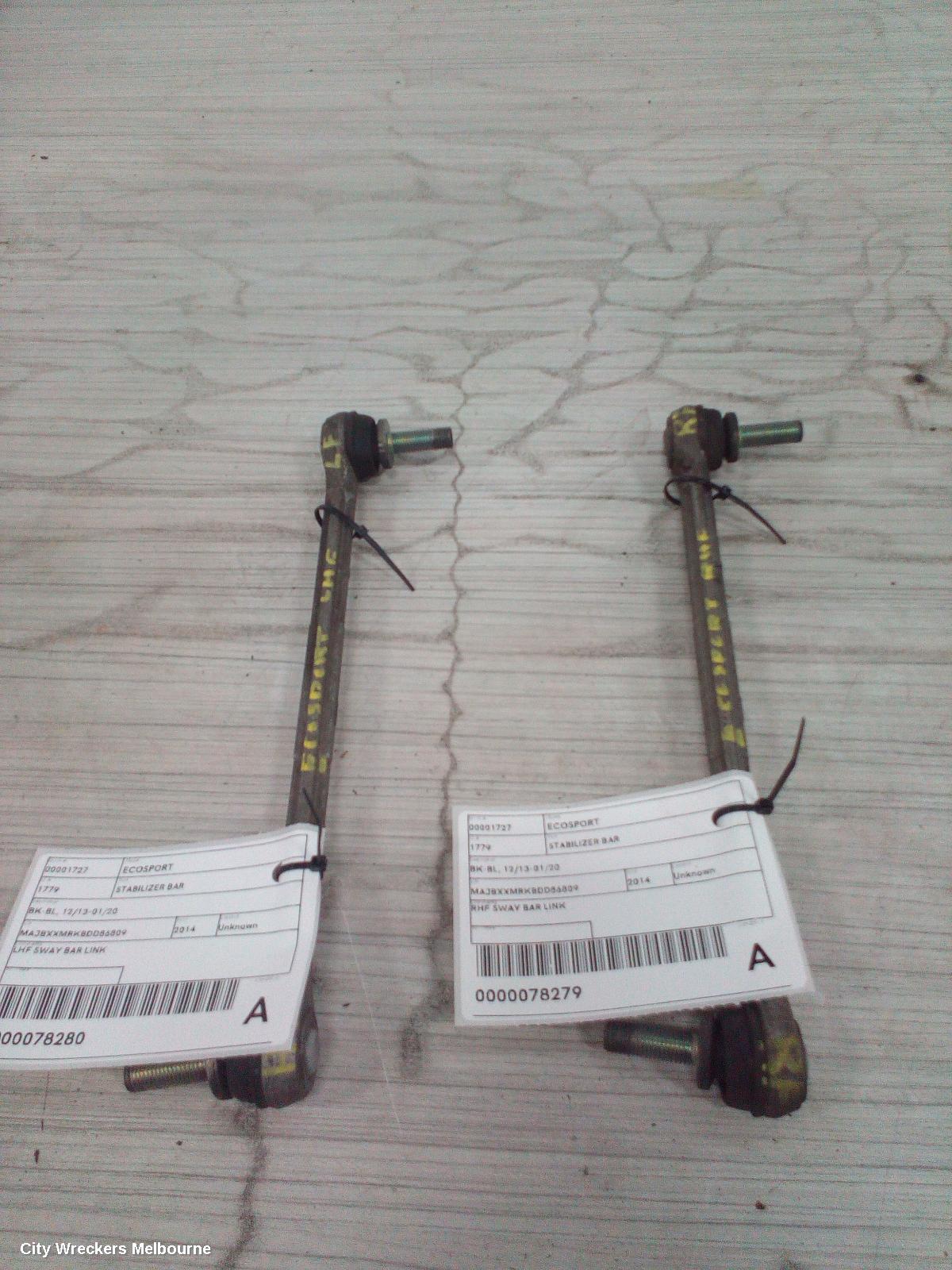 FORD ECOSPORT STABILISER BAR, BK-BL, 11/2013 - 01/2020