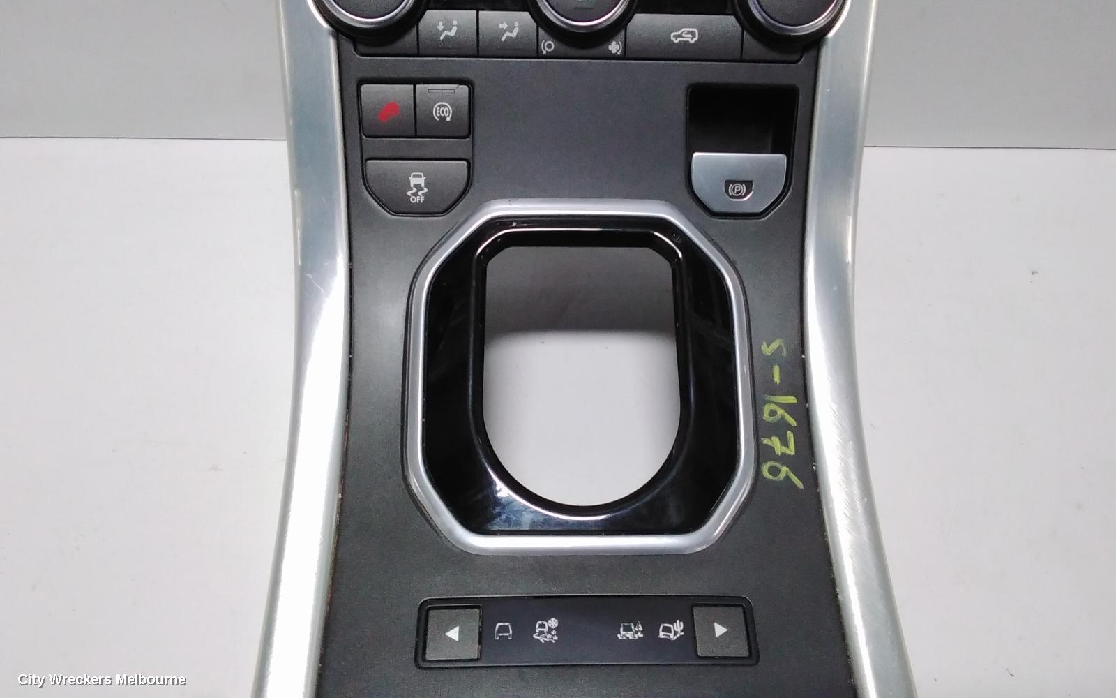 LAND ROVER RANGEROVER EVOQUE HEATER/AC CONTROLS, L538, 11/2011 - 01/2019