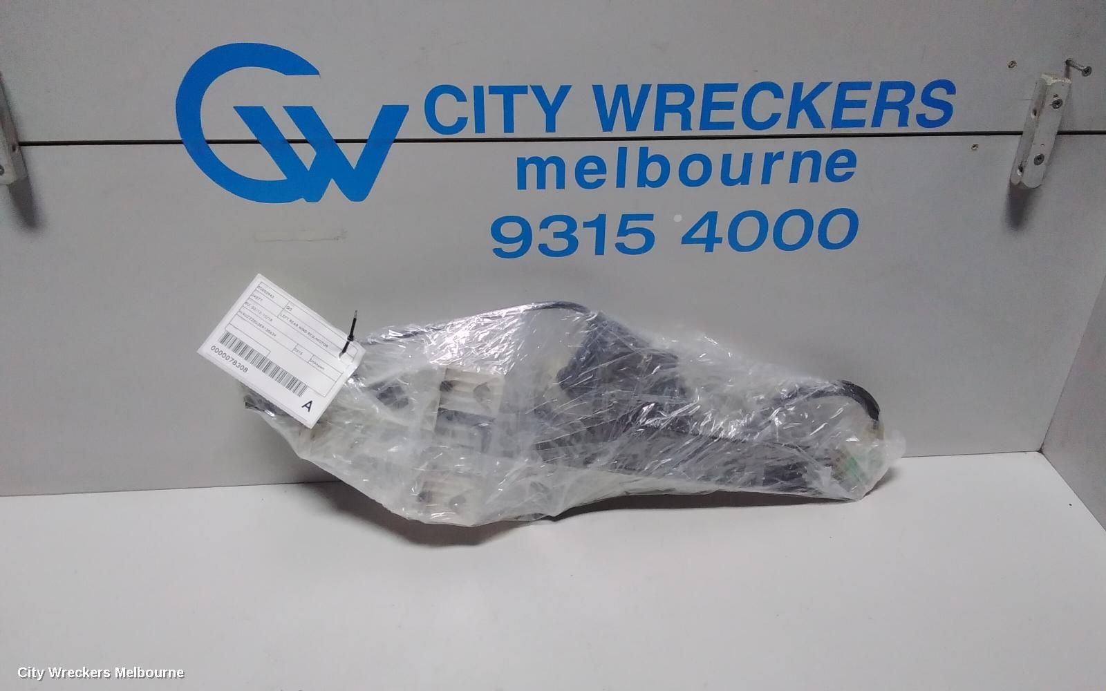 AUDI Q3 LEFT REAR WND REG/MOTOR, 8U, 03/2012 - 12/2018