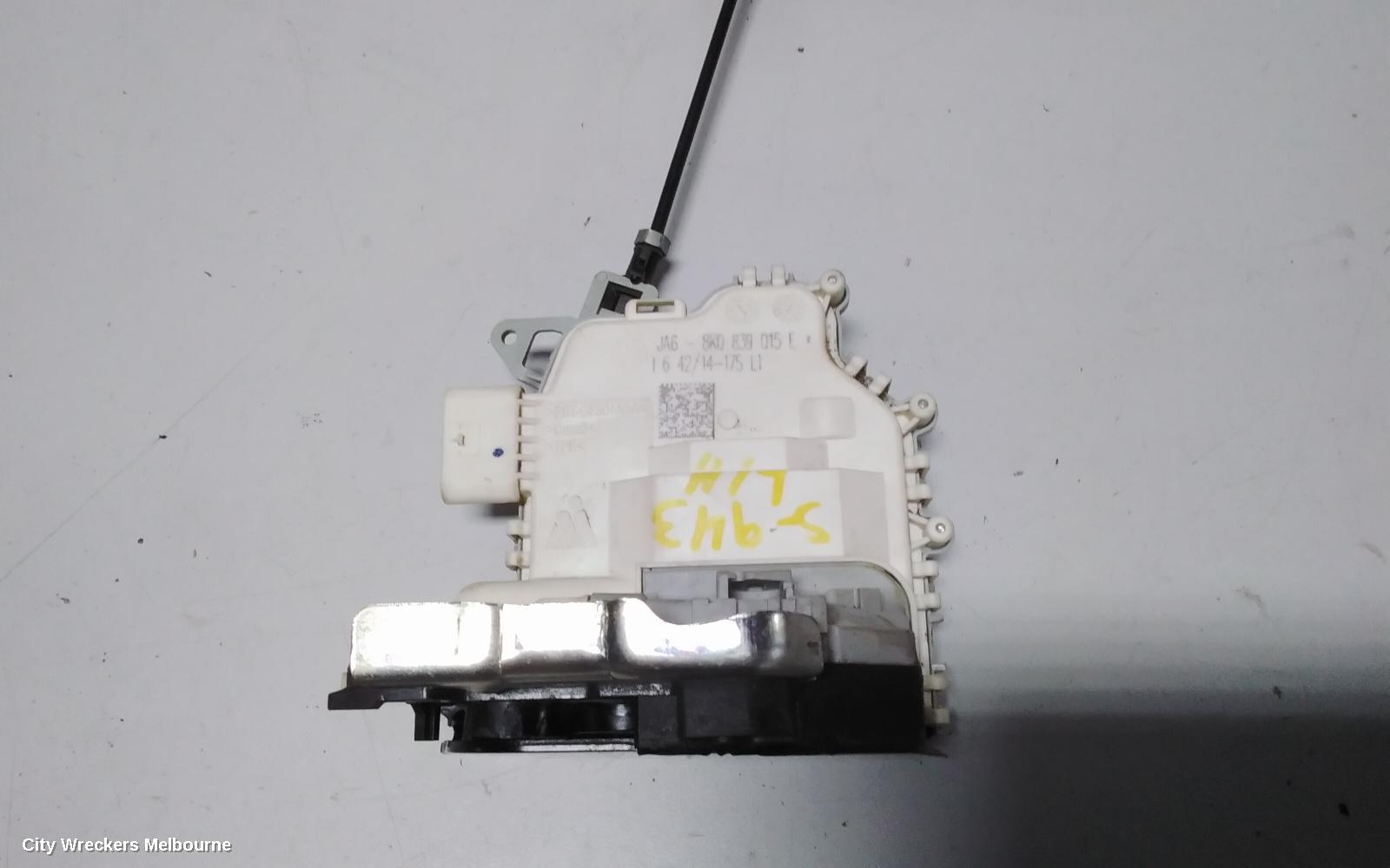 AUDI Q3 DOOR/BOOT/GATE LOCK, LEFT REAR DOOR LOCK, 8U, P/N 8K0839015H, 11/2014 - 12/2018