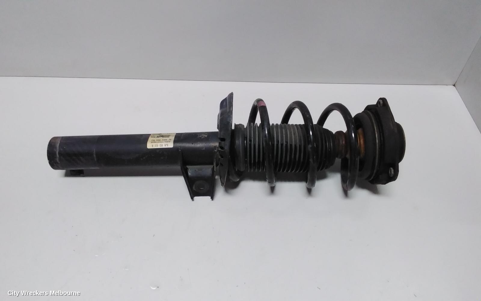 AUDI TT RIGHT FRONT STRUT, 8J, 2.0, PETROL, FWD, COUPE/CABRIO, 09/2006 - 12/2014