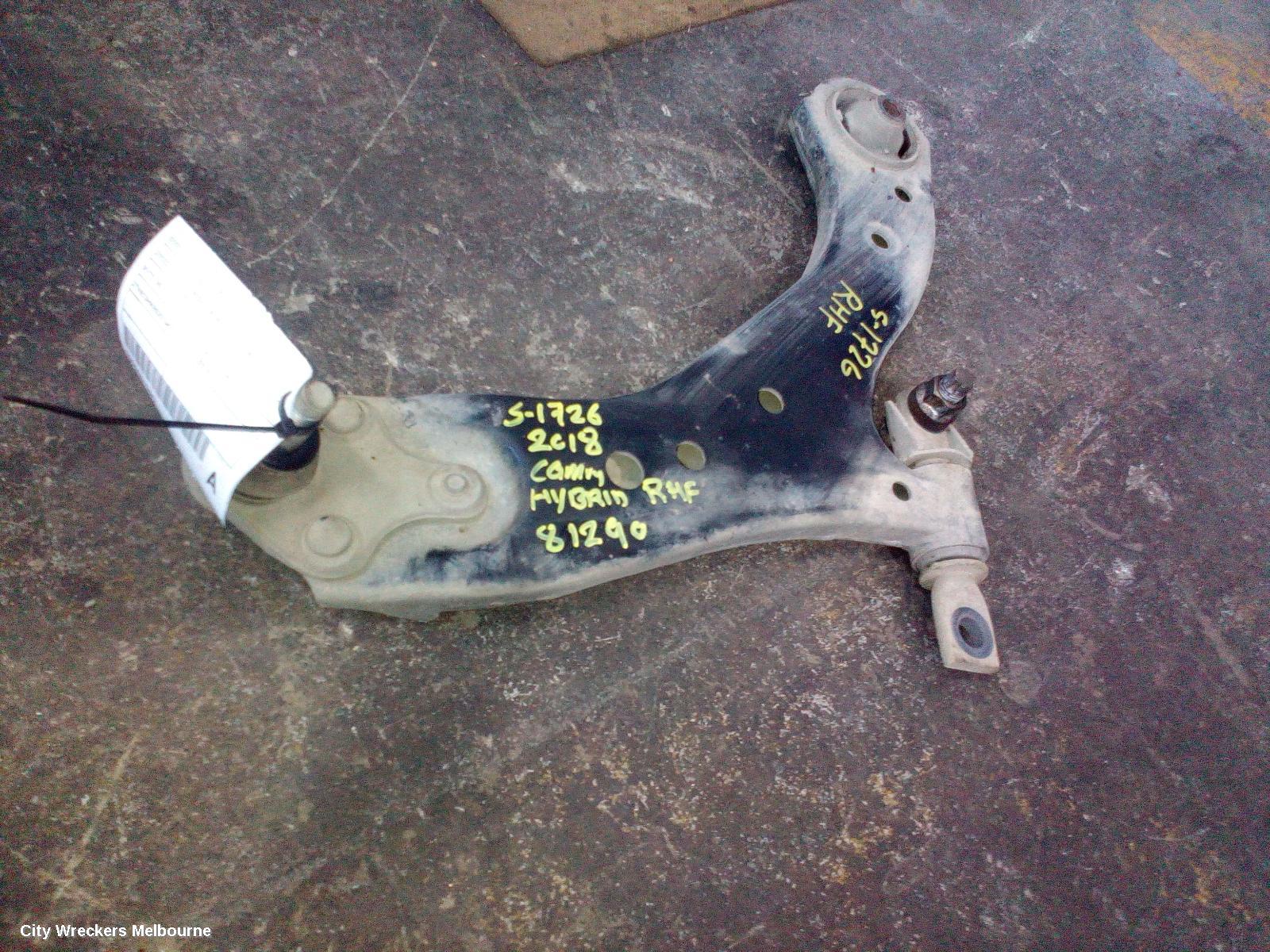 TOYOTA CAMRY RIGHT FRONT LOWER CONTROL ARM, XV70, 09/2017 - 05/2024