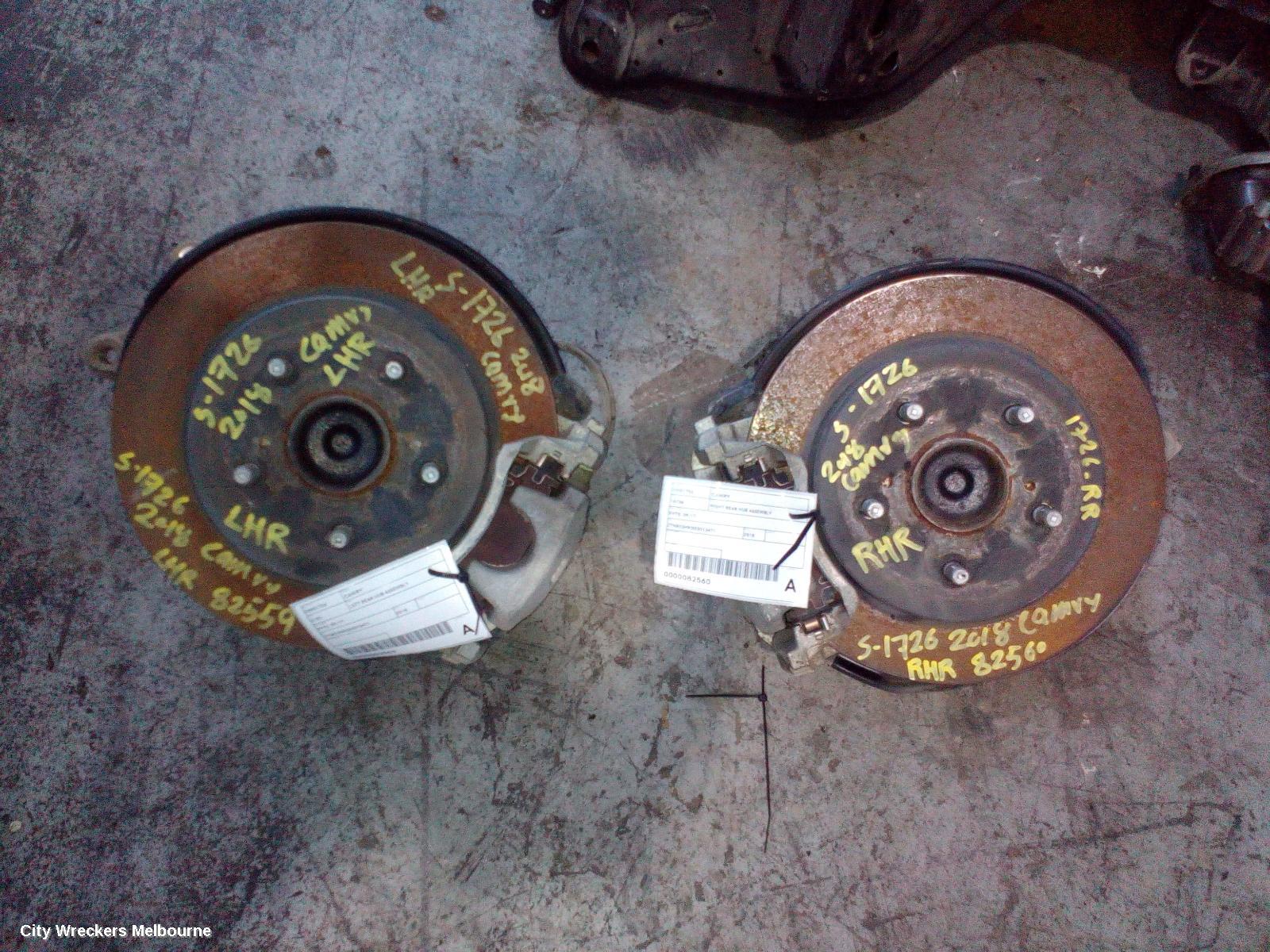 TOYOTA CAMRY LEFT REAR HUB ASSEMBLY, XV70, HYBRID TYPE, 09/2017 ONWARDS