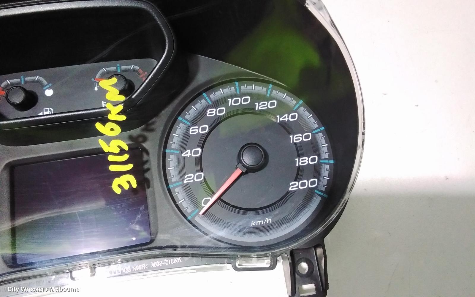 HOLDEN COLORADO INSTRUMENT CLUSTER, AUTO T/M, RG, 07/2016 - 12/2020