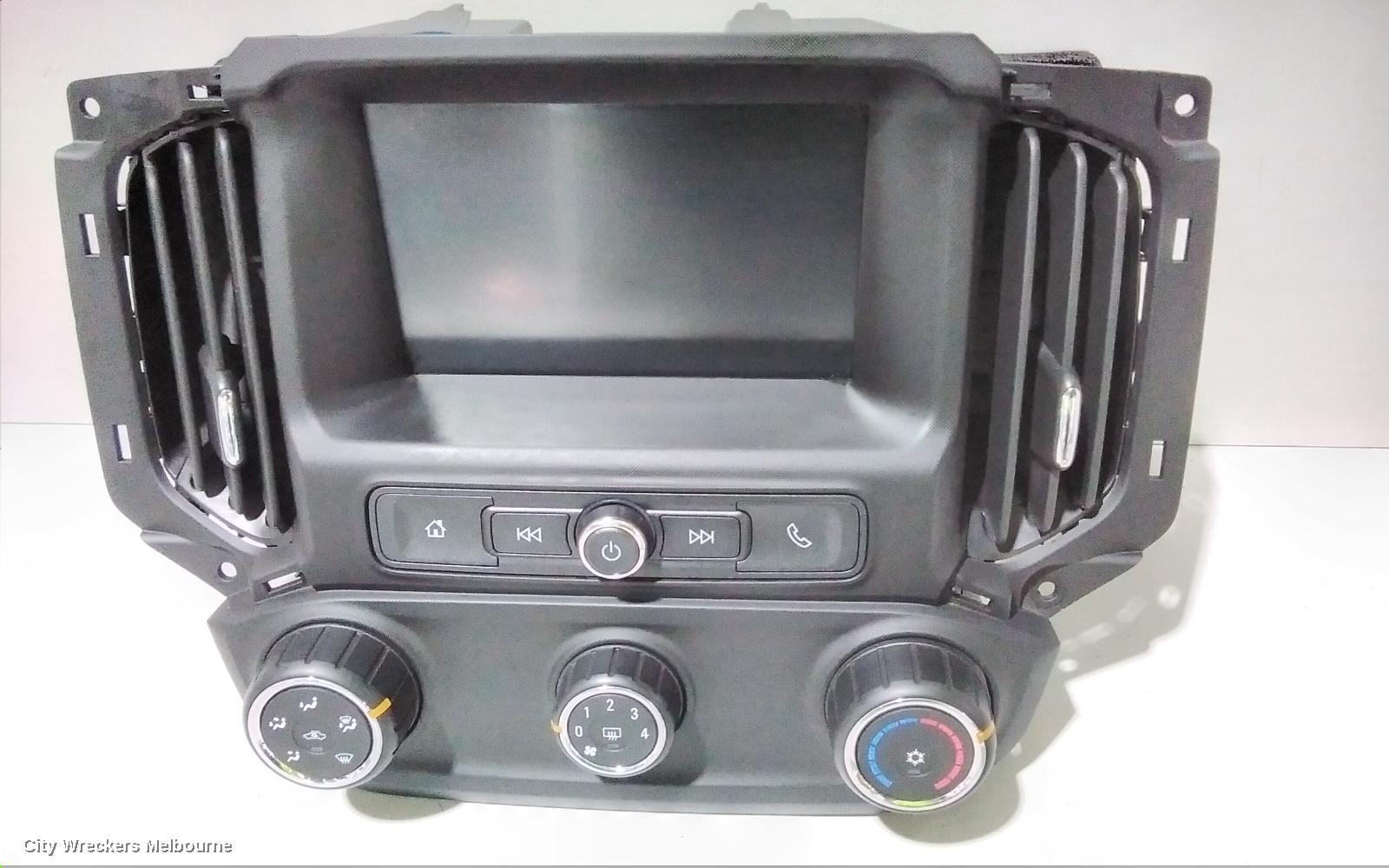 HOLDEN COLORADO RADIO/CD/DVD/SAT/TV, 7 INCH TOUCHSCREEN, NON SAT NAV (SINGLE KNOB ON FACE), RG/RG7, 07/2016 - 12/2020