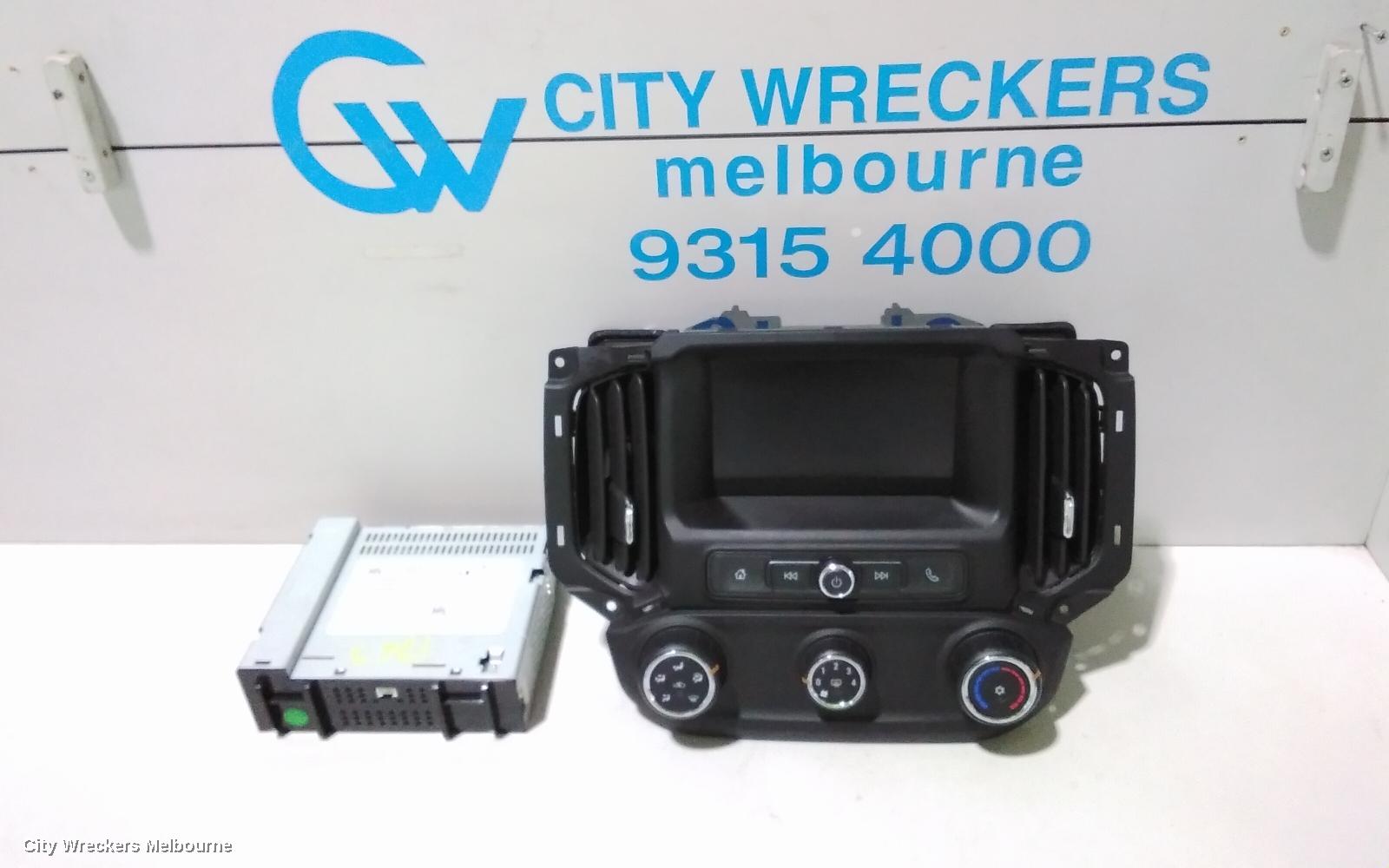 HOLDEN COLORADO RADIO/CD/DVD/SAT/TV, 7 INCH TOUCHSCREEN, NON SAT NAV (SINGLE KNOB ON FACE), RG/RG7, 07/2016 - 12/2020