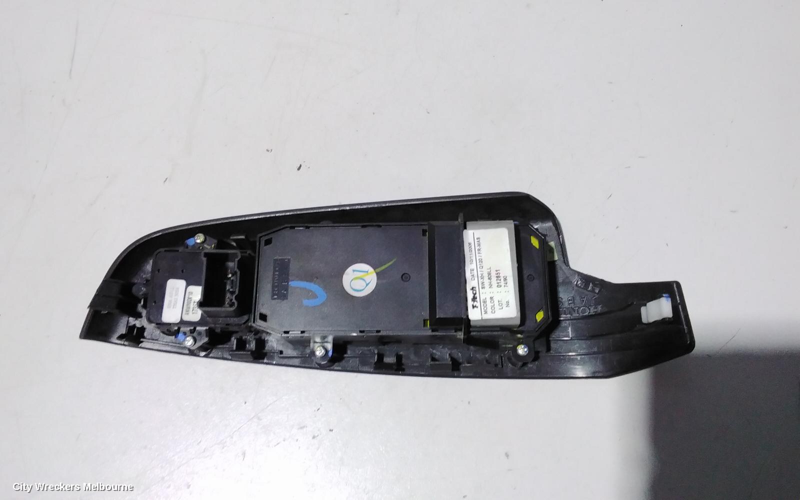 HONDA CIVIC PWR DR WIND SWITCH, RH FRONT (MASTER SWITCH), SEDAN, 8TH GEN, 02/2006 - 12/2011