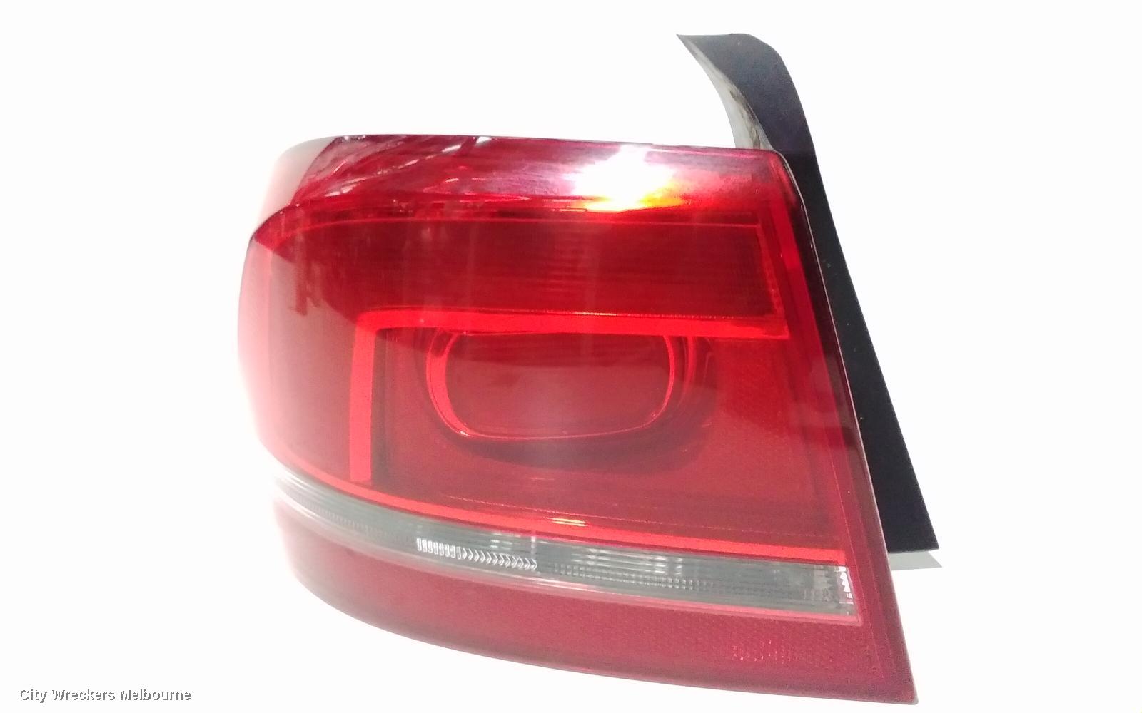 VOLKSWAGEN PASSAT LEFT TAILLIGHT, 3C/MK6 B7, SEDAN, NON LED TYPE, 09/2010 - 05/2015