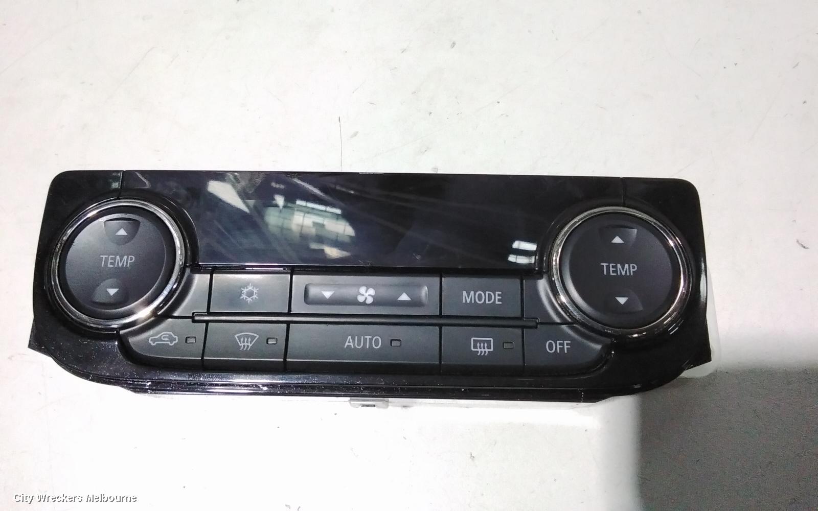 MITSUBISHI OUTLANDER HEATER/AC CONTROLS, DUAL ZONE CLIMATE CONTROL TYPE, ZJ-ZL, 10/2012 ONWARDS