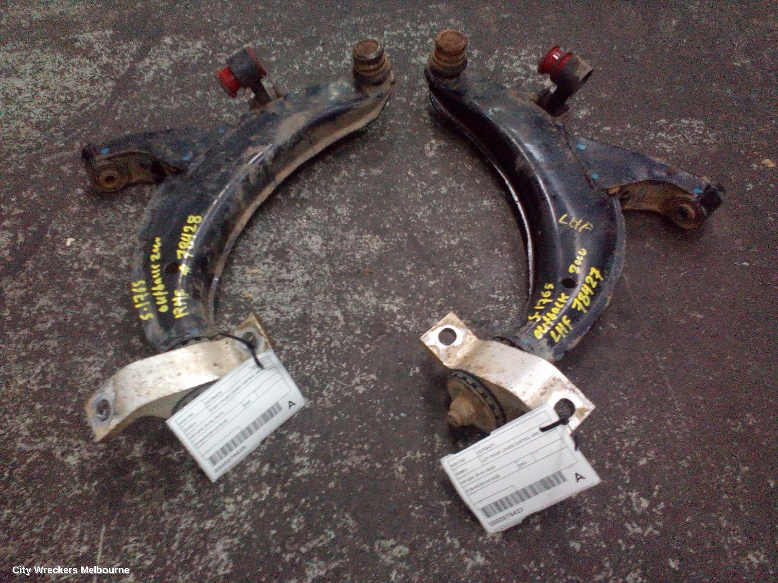 SUBARU OUTBACK RIGHT FRONT LOWER CONTROL ARM, 2ND GEN, 09/1996 - 08/2003