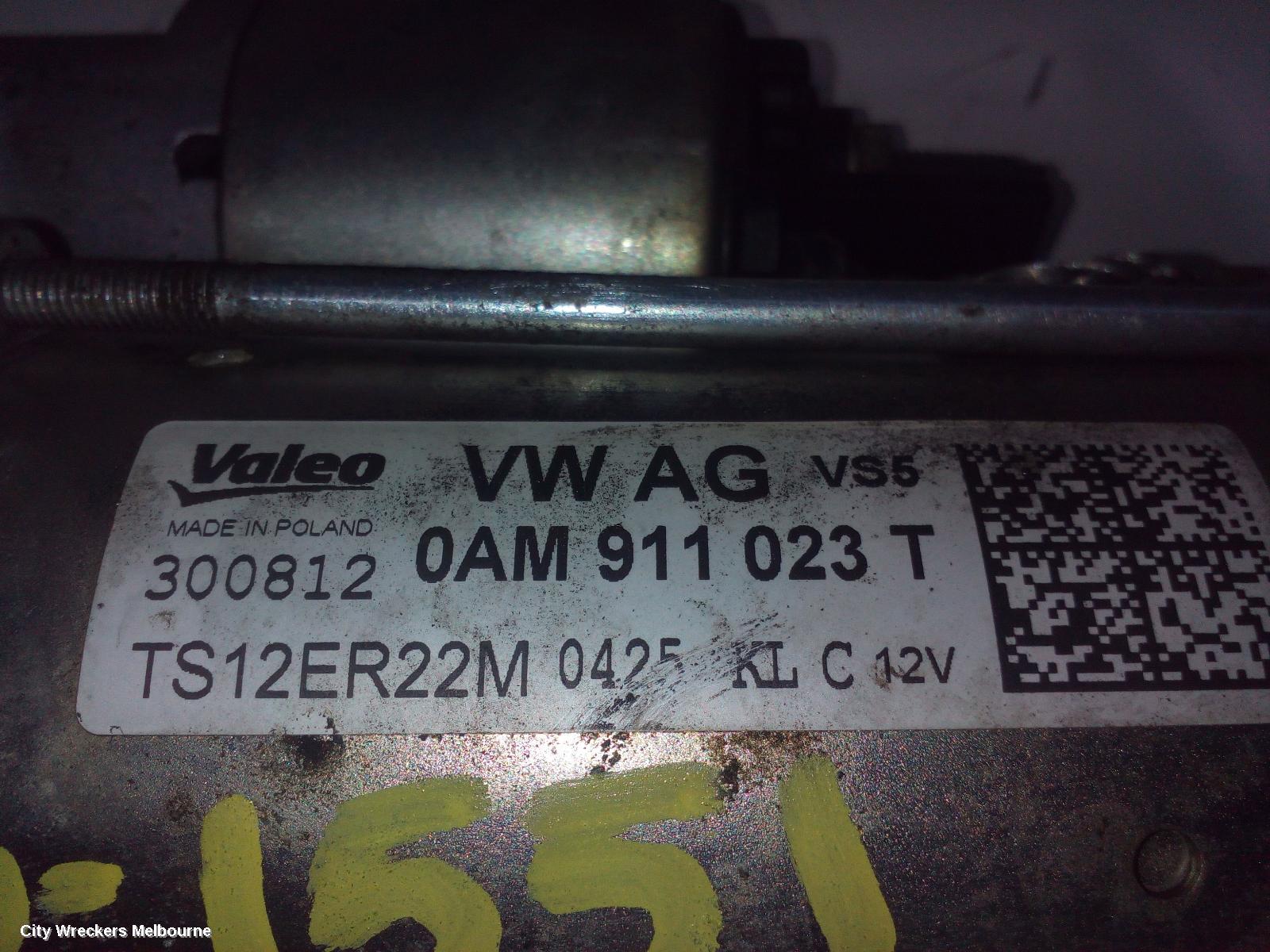 SKODA OCTAVIA STARTER, PETROL, 1.4, MANUAL T/M, BOSCH, 1Z, 08/2010 - 10/2013