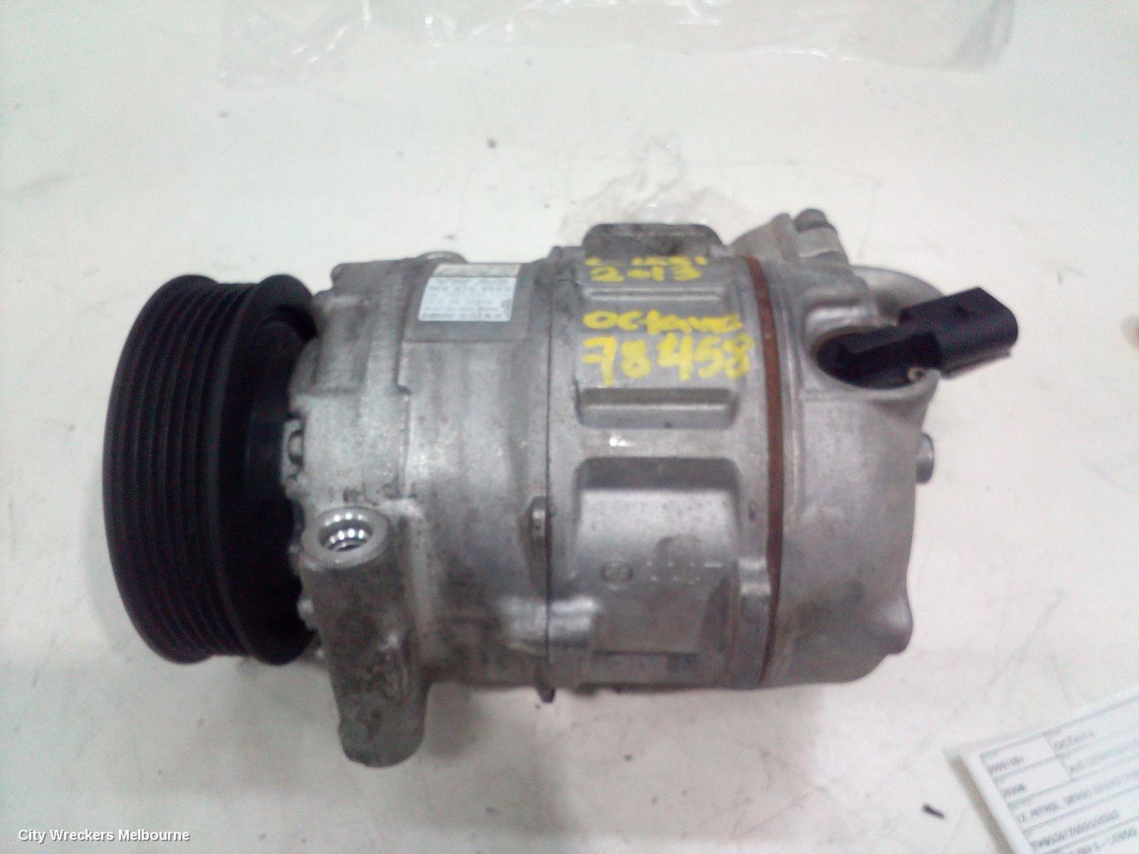SKODA OCTAVIA A/C COMPRESSOR, 1Z, PETROL, DENSO BRAND (7SEU17C), 01/2004 - 10/2013