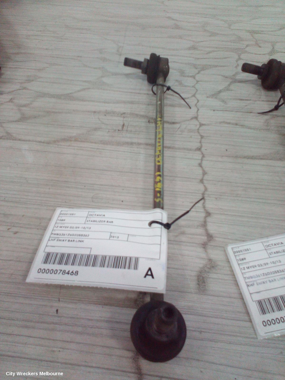 SKODA OCTAVIA STABILISER BAR, 1Z MY09 03/2009 - 10/2013