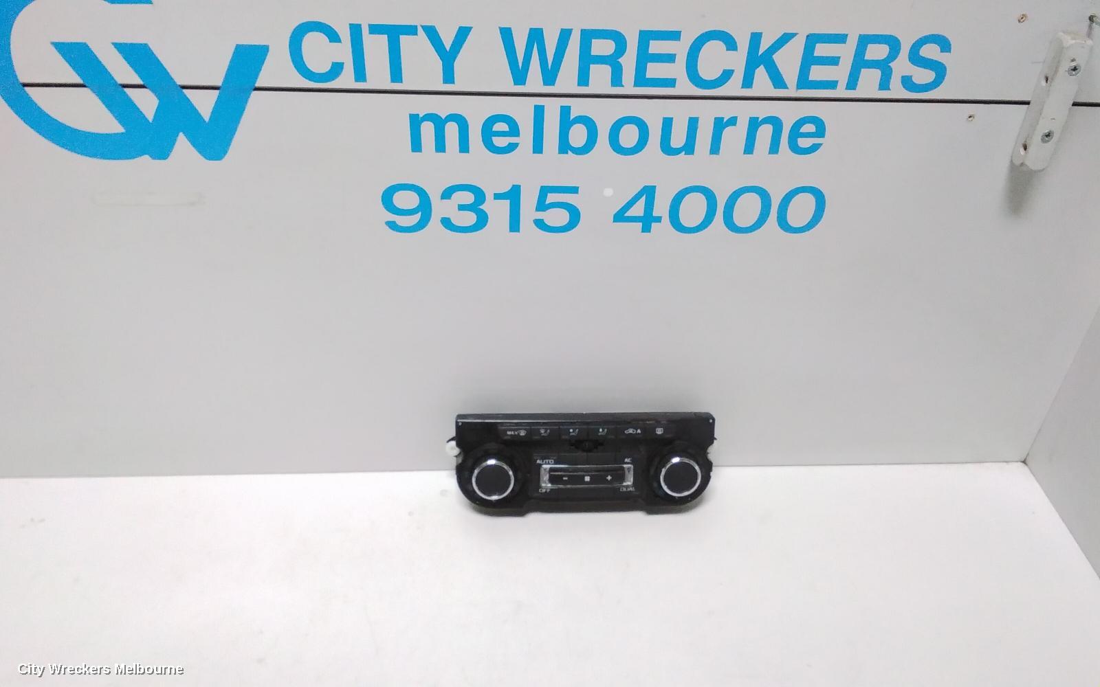 SKODA OCTAVIA HEATER/AC CONTROLS, DUAL ZONE CLIMATE CONTROL, 1Z, NON HEATED SEAT TYPE, 03/2009 - 10/2013