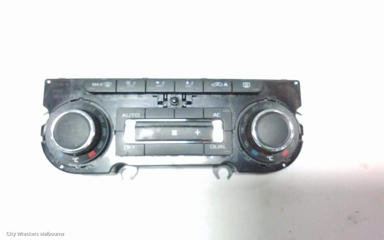 SKODA OCTAVIA HEATER/AC CONTROLS, DUAL ZONE CLIMATE CONTROL, 1Z, NON HEATED SEAT TYPE, 03/2009 - 10/2013