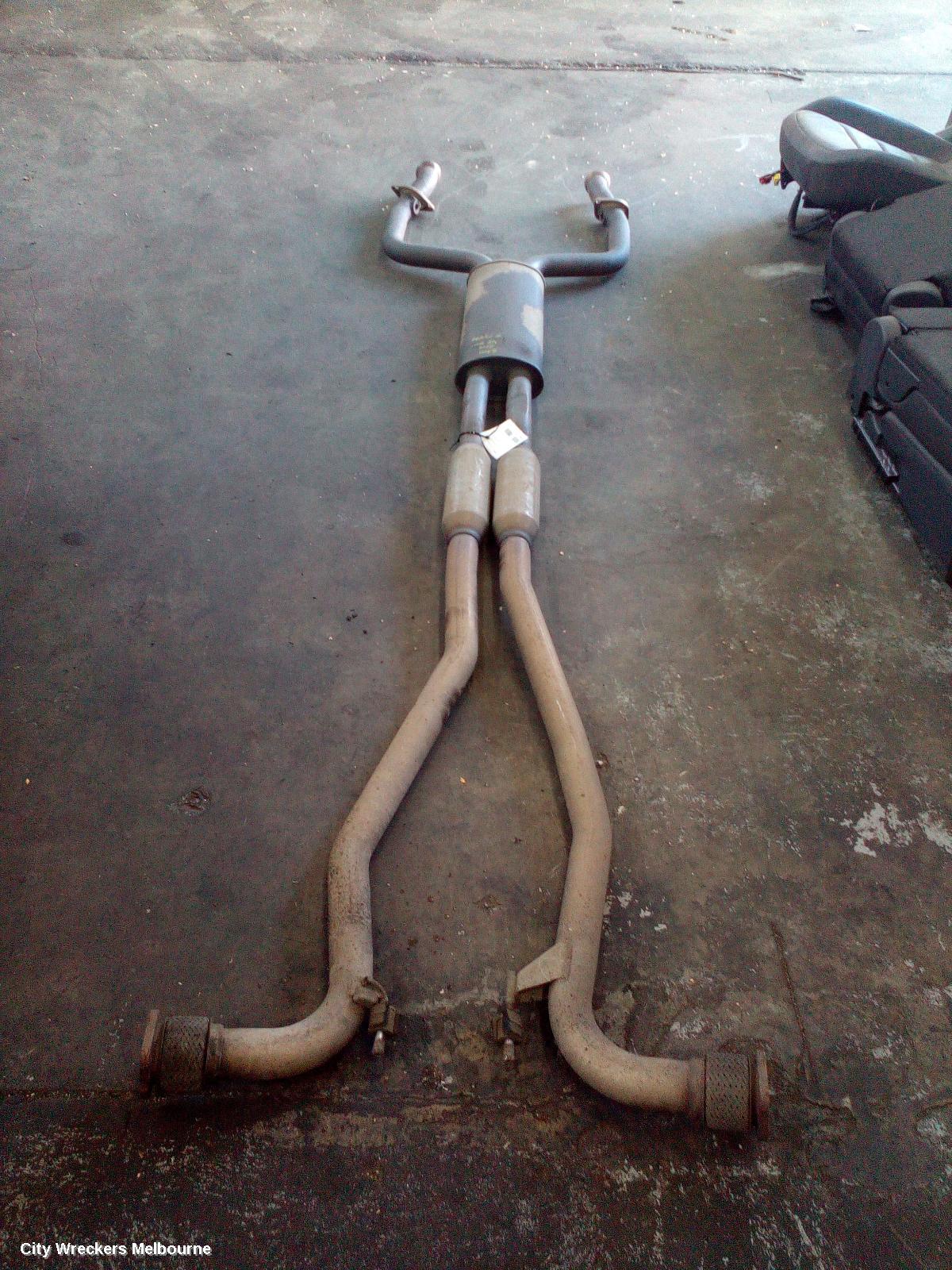 HOLDEN COMMODORE EXHAUST SYSTEM, VE, SEDAN, V6, DUAL MUFFLERS, 08/2006 - 05/2013