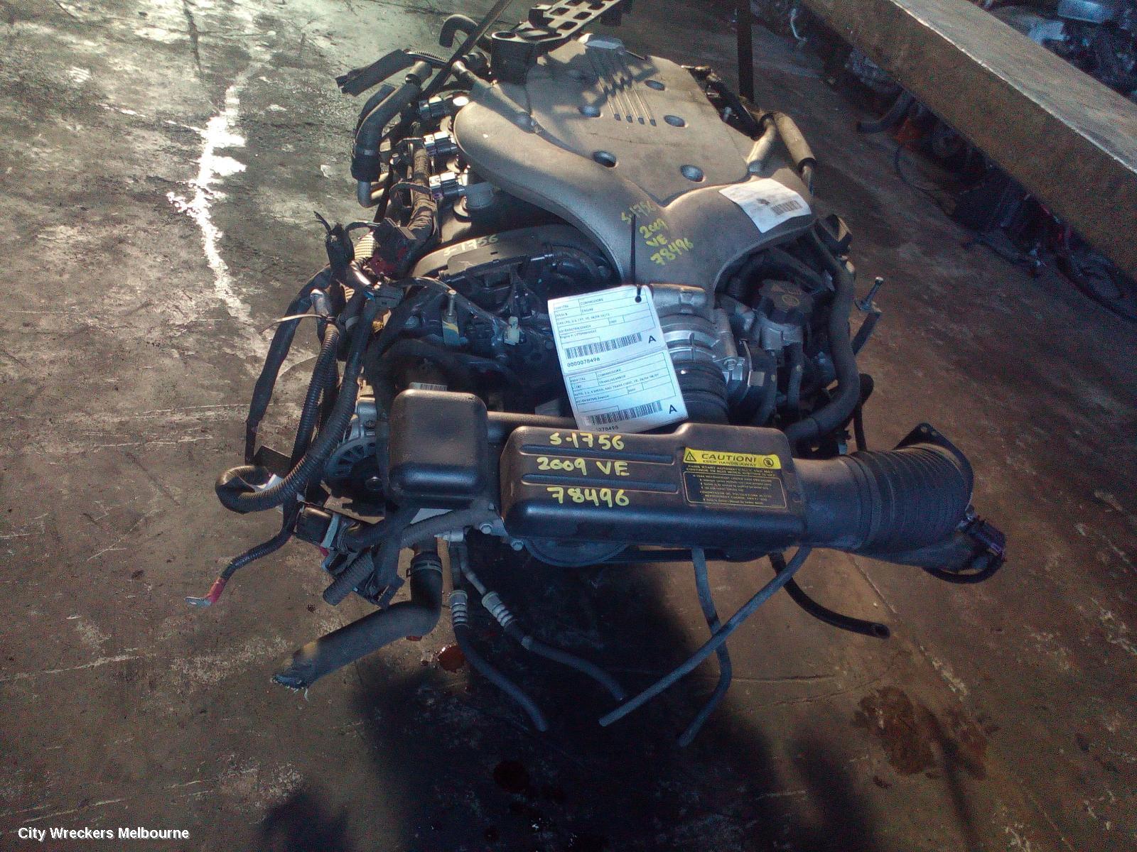 HOLDEN COMMODORE ENGINE, 3.6, LY7, VE, 02/2007 - 08/2009