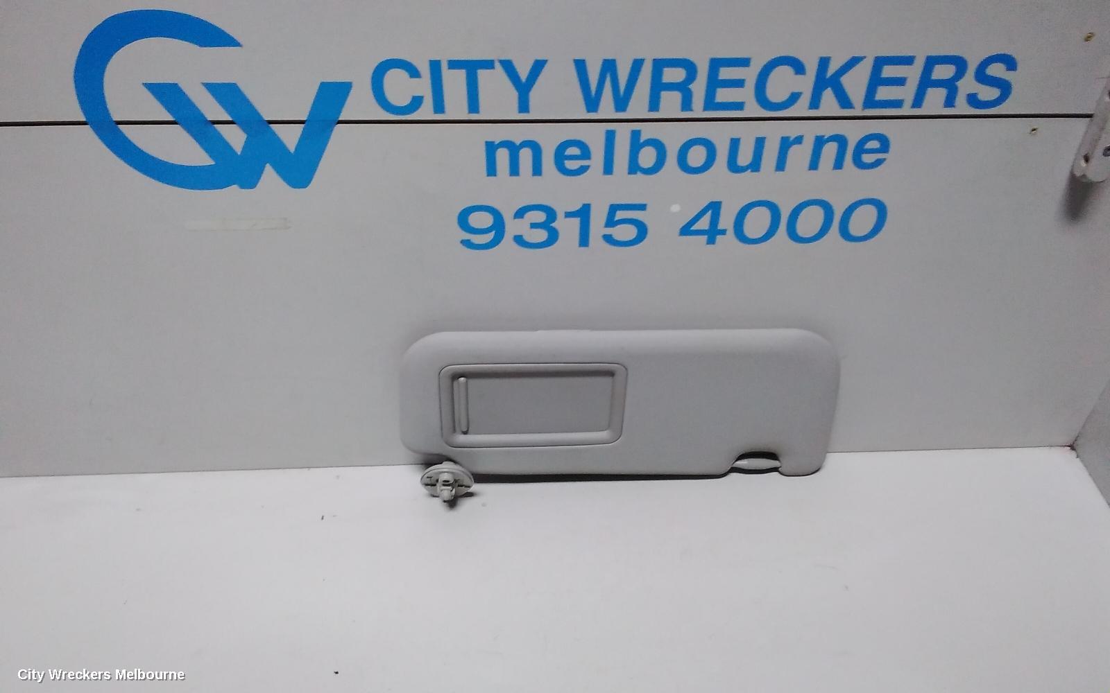 TOYOTA COROLLA SUNVISOR, ZRE182R, RH SIDE, 10/2012 - 06/2018