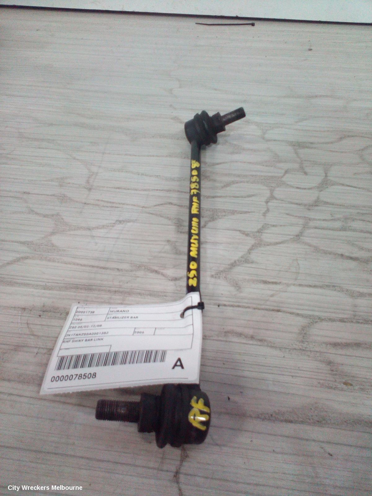 NISSAN MURANO STABILISER BAR, Z50 05/2002 - 12/2008