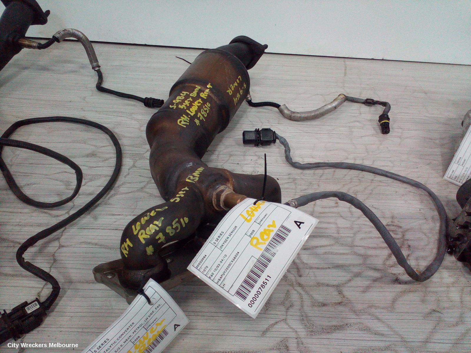 BMW 5 SERIES CATALYTIC CONVERTER, MANIFOLD-CAT TYPE, 2.5/3.0, N52N, PETROL, LH SIDE, E60, 06/2007 - 04/2010