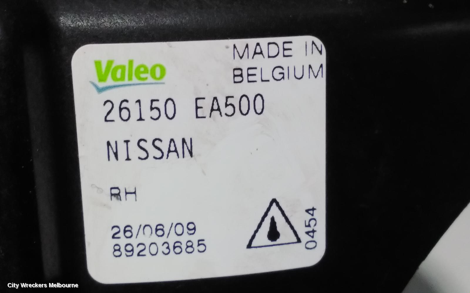 NISSAN NAVARA RIGHT INDICATOR/FOG/SIDE, D40, BUMPER FOGLAMP, ROUND TYPE, 09/2005 - 08/2015