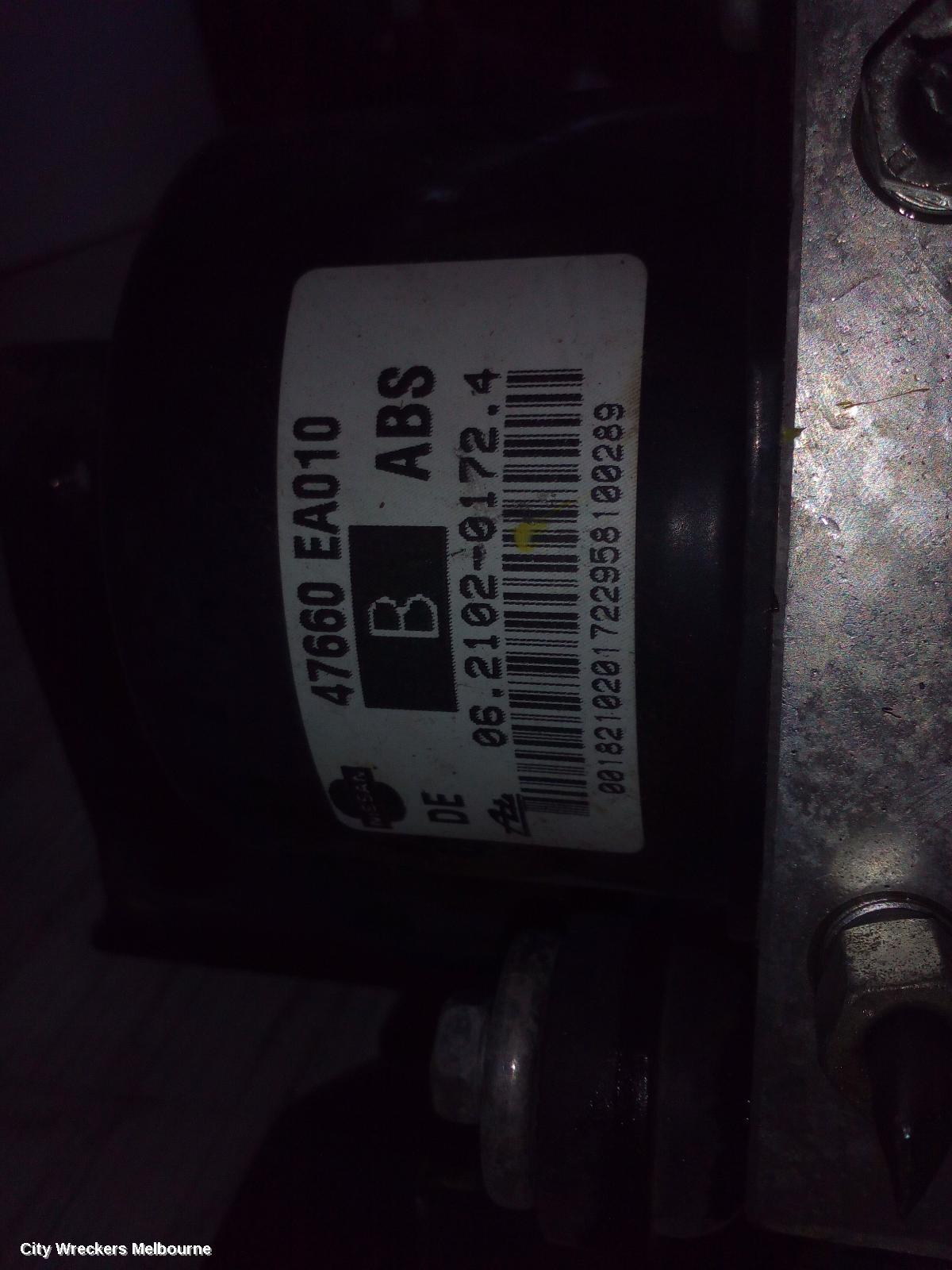 NISSAN NAVARA ABS PUMP/MODULATOR, D40, P/N 47660-EA010, 09/2005 - 08/2015